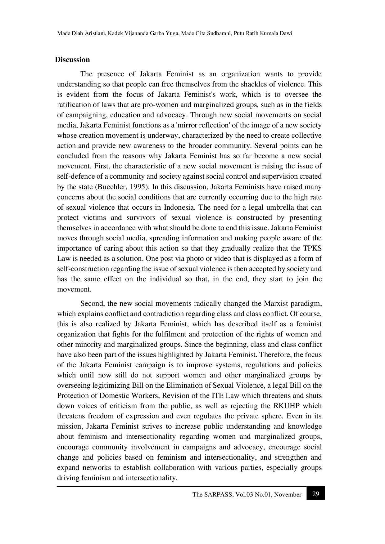 JURIS Cyberfeminism Activities of Jakarta Feminist as an Effort to Create a Safe Space for the Society