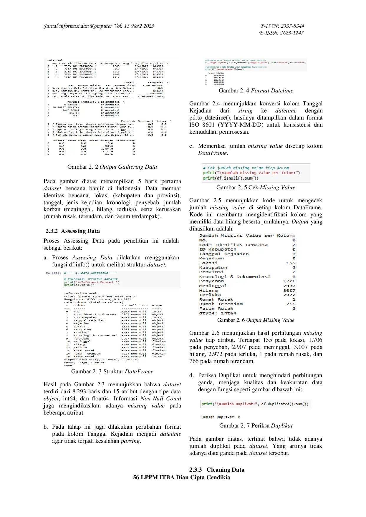 JURIS IMPLEMENTASI BUSINESS INTELLIGENCE DALAM VISUALISASI DATA BENCANA BANJIR DI INDONESIA