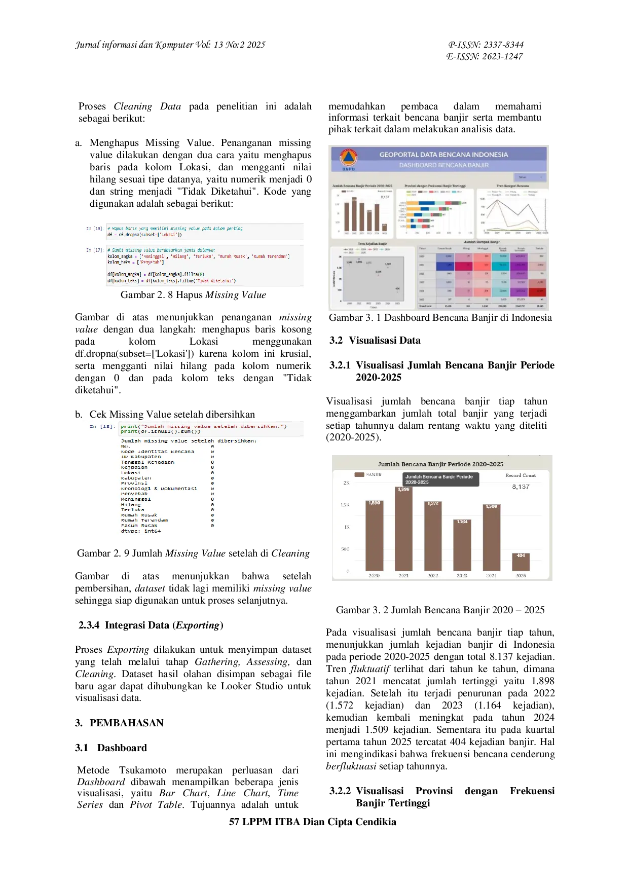 JURIS IMPLEMENTASI BUSINESS INTELLIGENCE DALAM VISUALISASI DATA BENCANA BANJIR DI INDONESIA