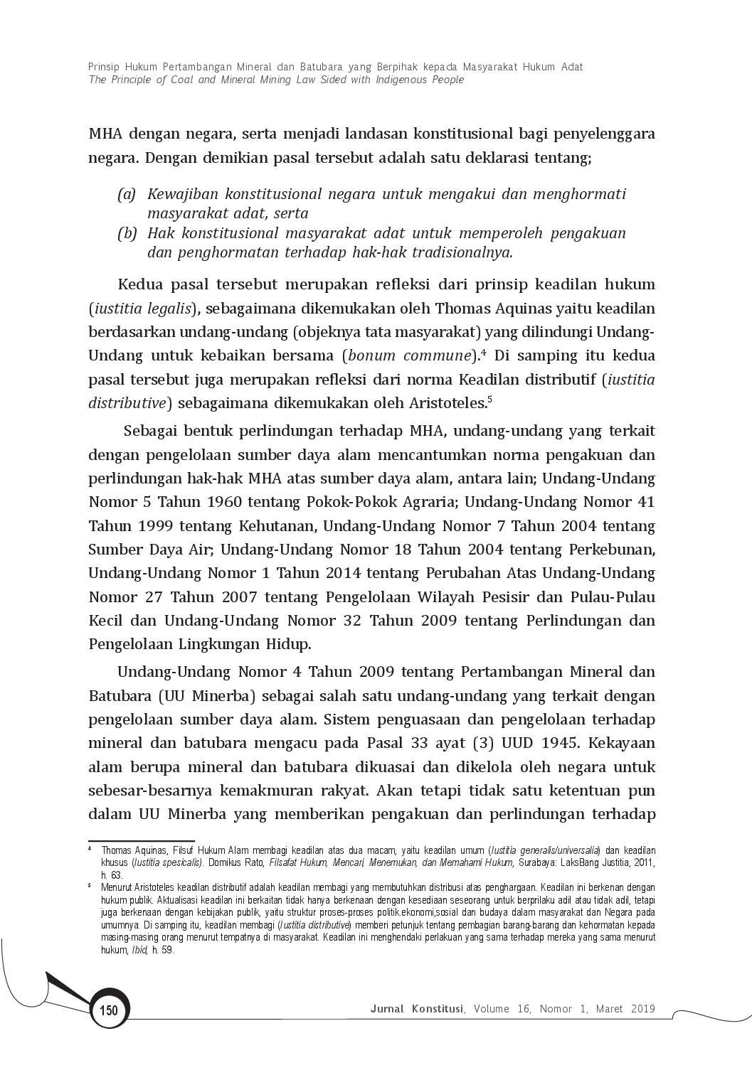 juris Prinsip Hukum Pertambangan Mineral dan Batubara yang Berpihak kepada Masyarakat Hukum Adat