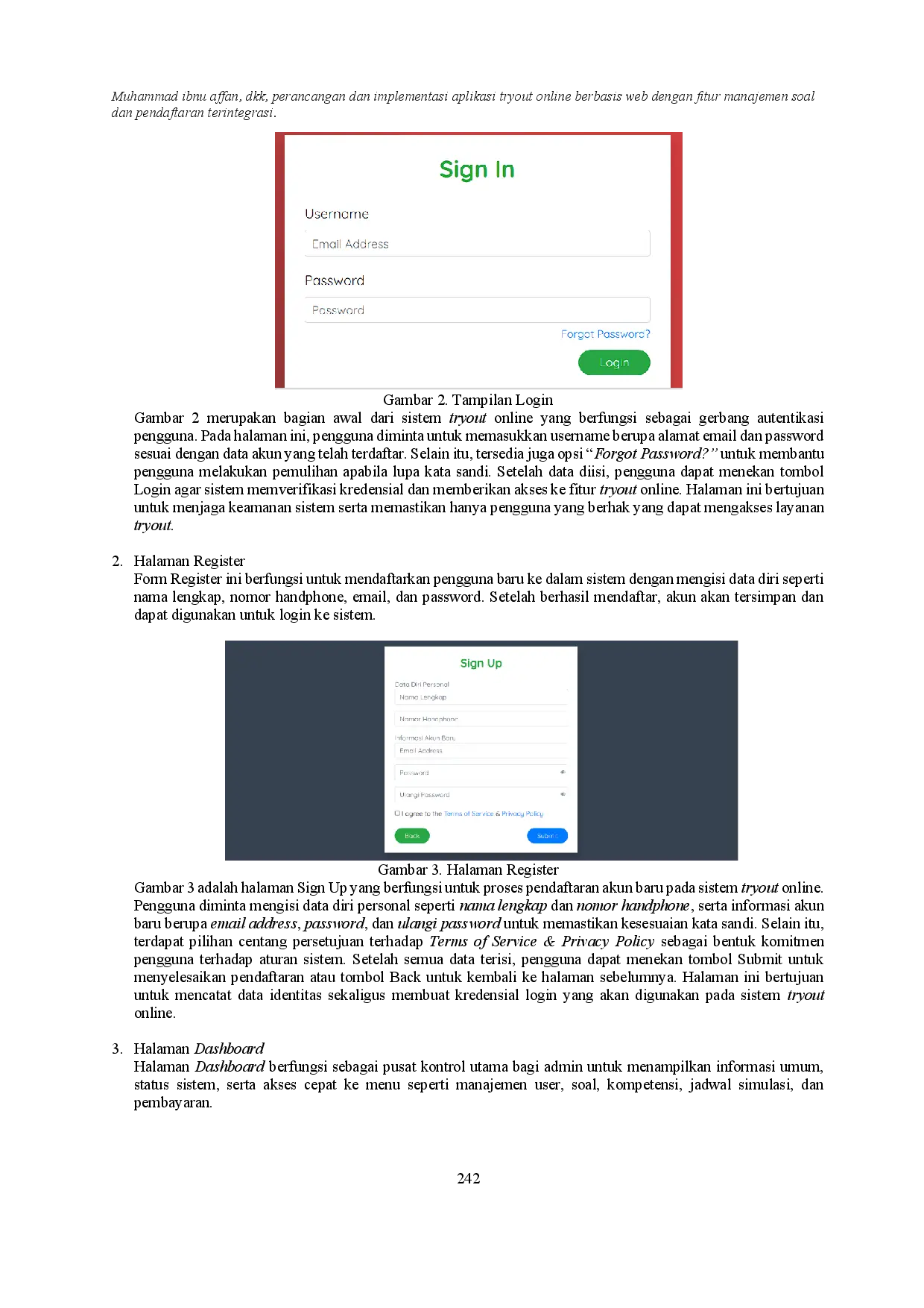 juris Perancangan Dan Implementasi Aplikasi Tryout Online Berbasis Web Dengan Fitur Manajemen Soal Dan Pendaftaran Terintegrasi