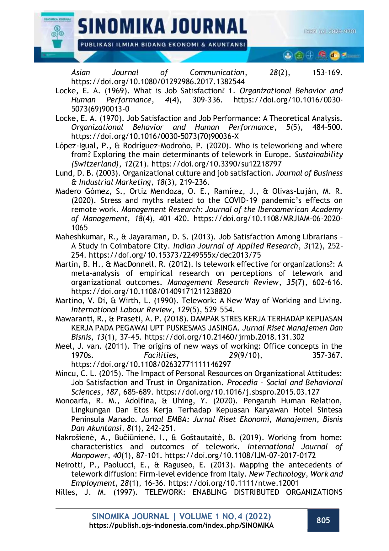 JURIS Pengaruh Work From Home Work Life Balance Stres Kerja dan Employee Relations Terhadap Kepuasan Kerja Pada Pekerja Yang Sedang Berkuliah