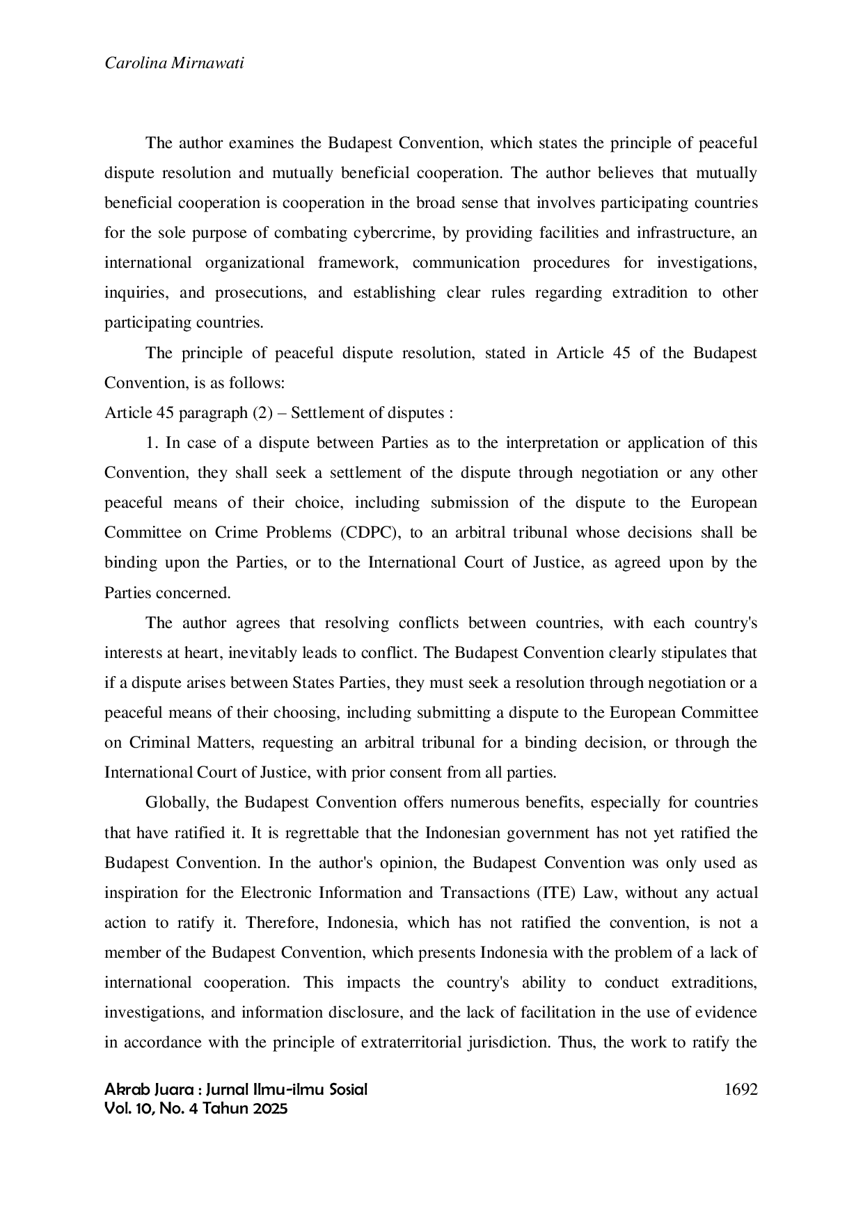 JURIS Strengthening International Cooperation to Combat Phishing in Transnational Cybercrime