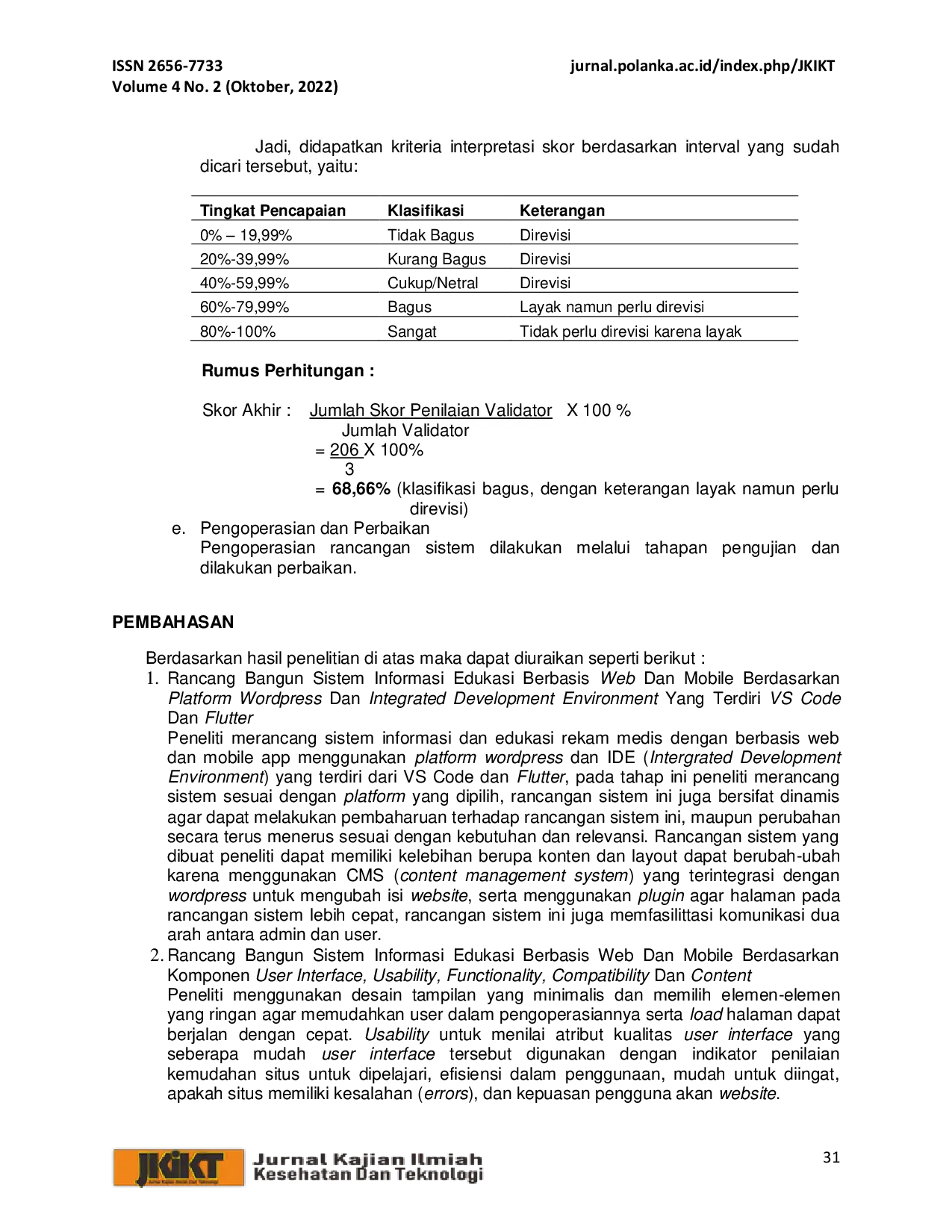 JURIS Sistem Informasi Edukasi Rekam Medis Berbasis Web dan Mobile