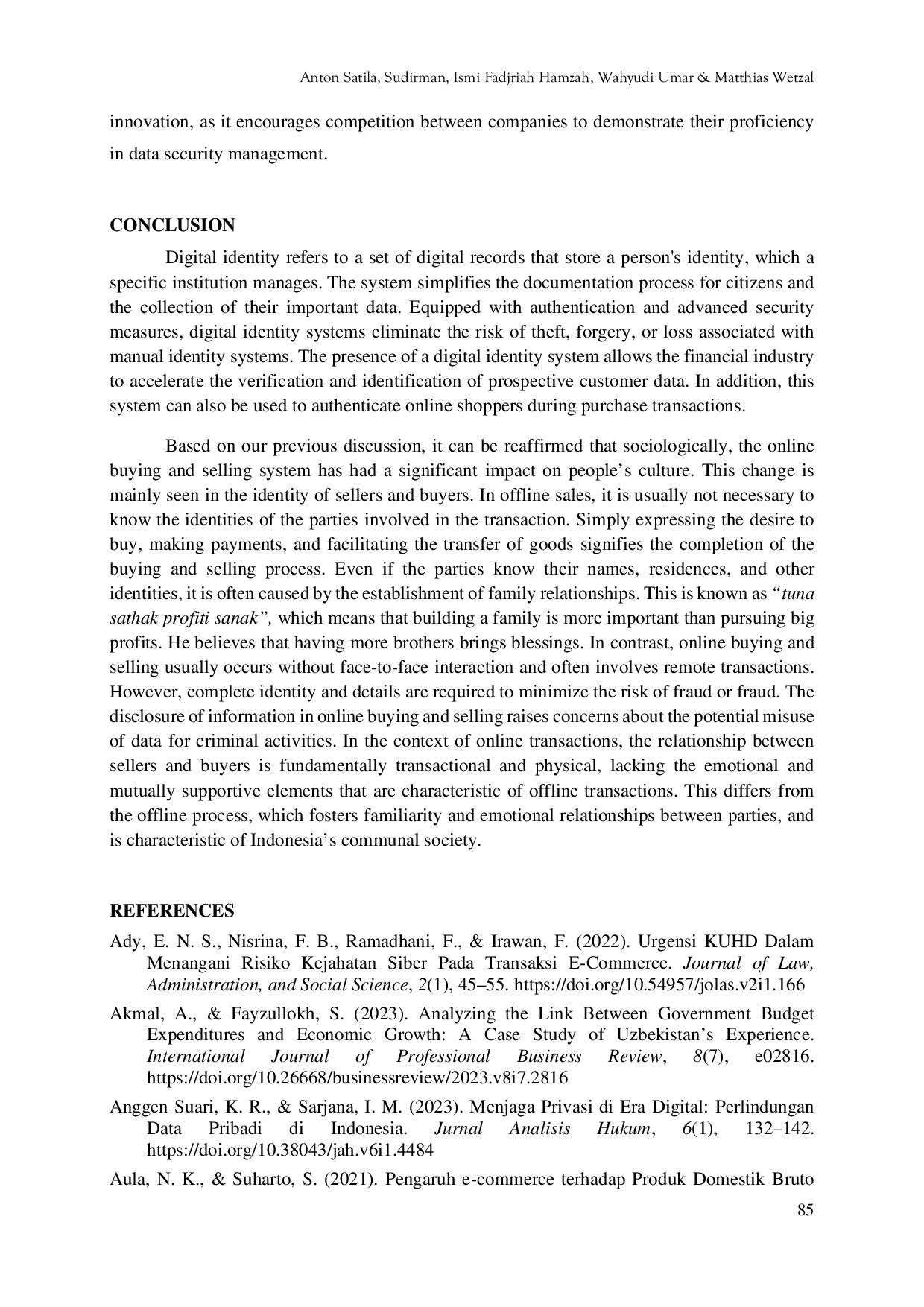 JURIS The Urgency of Identity Verification and Safeguarding Personal Information During Online Transactions