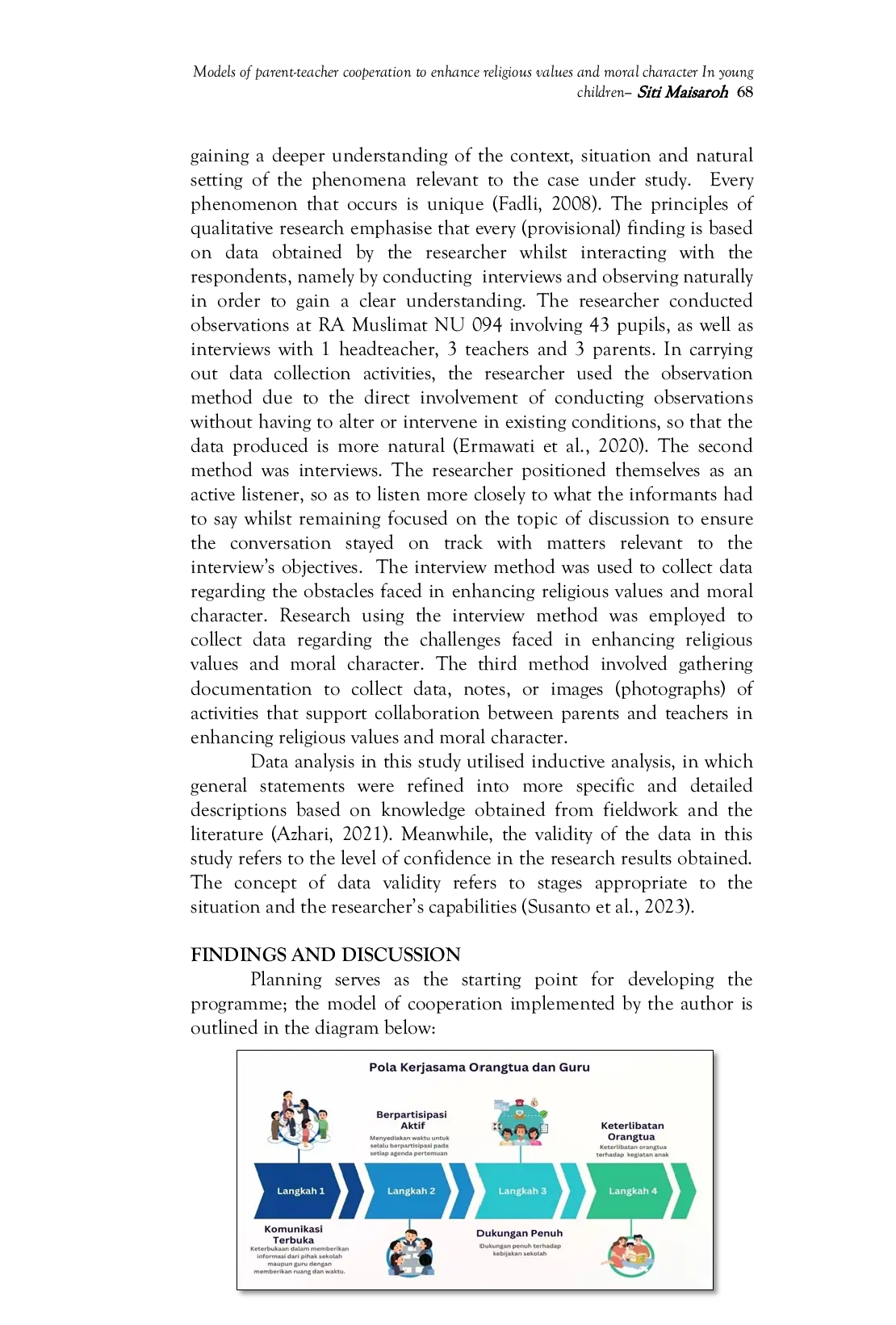 JURIS Models of parent teacher cooperation to enhance religious values and moral character In young children