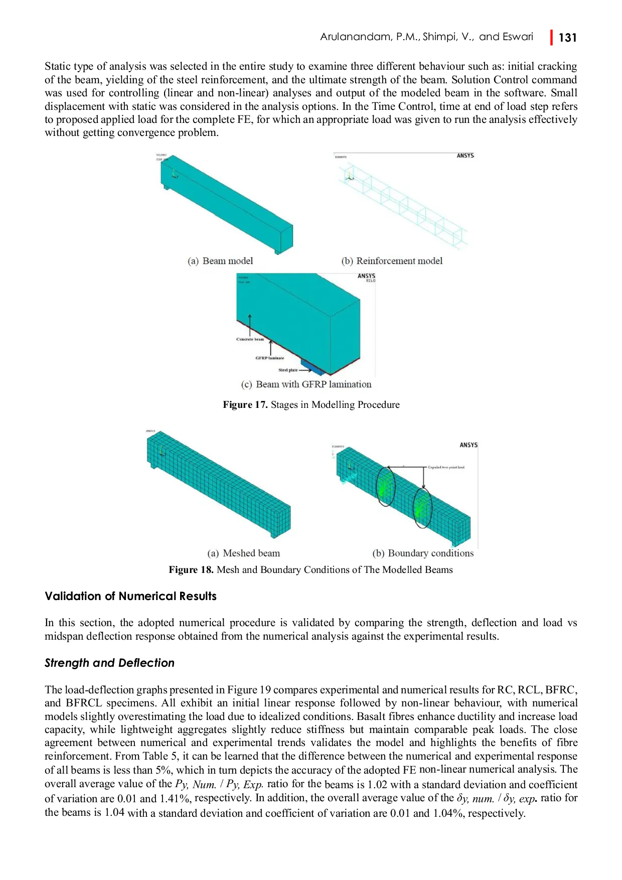 JURIS Investigation on the Structural Behaviour of GFRP Laminated BFRC Beams