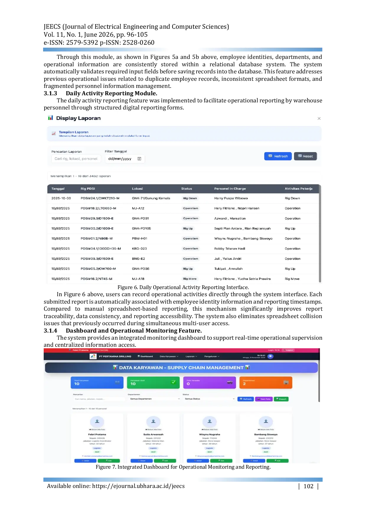 JURIS Design and Development of an Employee Database and Daily Reporting Information System Using Rapid Application Development RAD