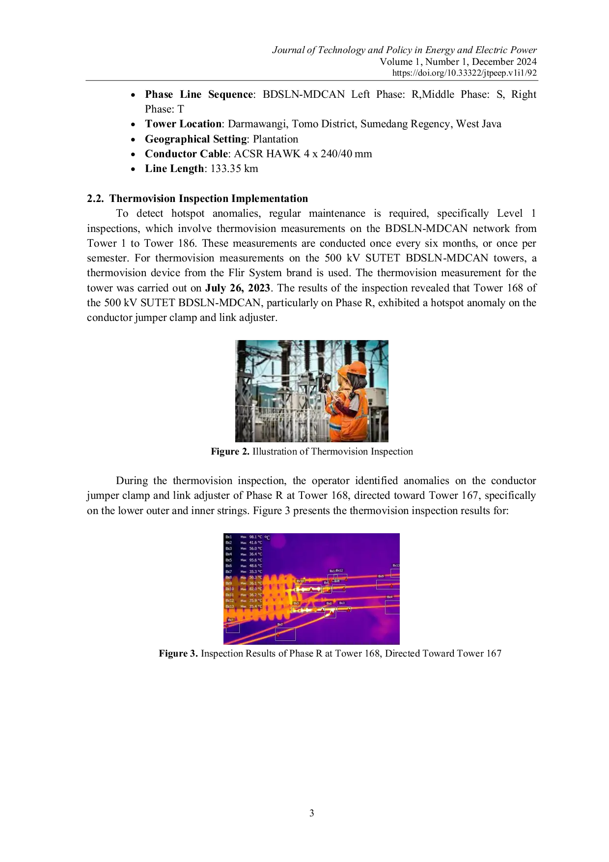 JURIS Analysis of Abnormal Hotspot Repair on the 500kV South Bandung Mandirancan Transmission Line T 168 Using the Ohmstick Plus Live Line Maintenance Method