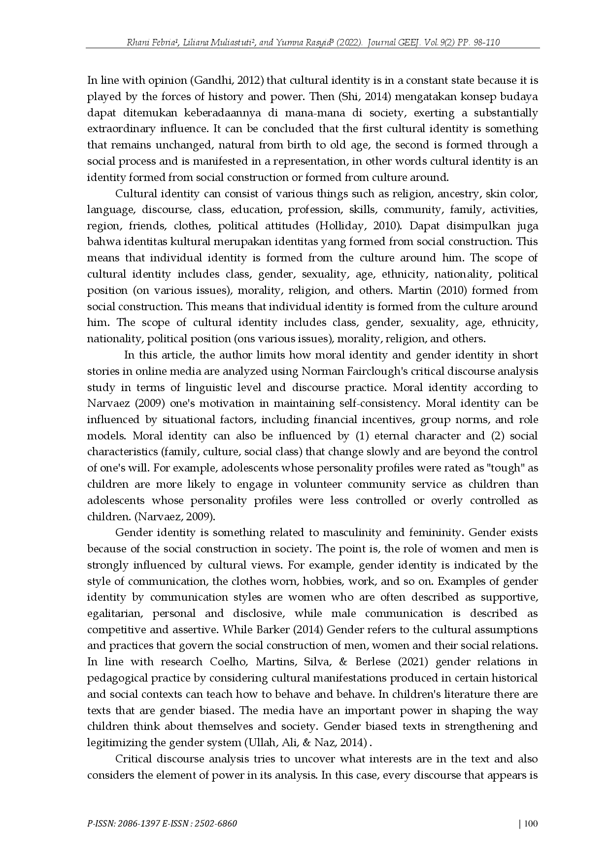 juris Moral And Gender Identity In The Story Of The Butterfly In The Mosque