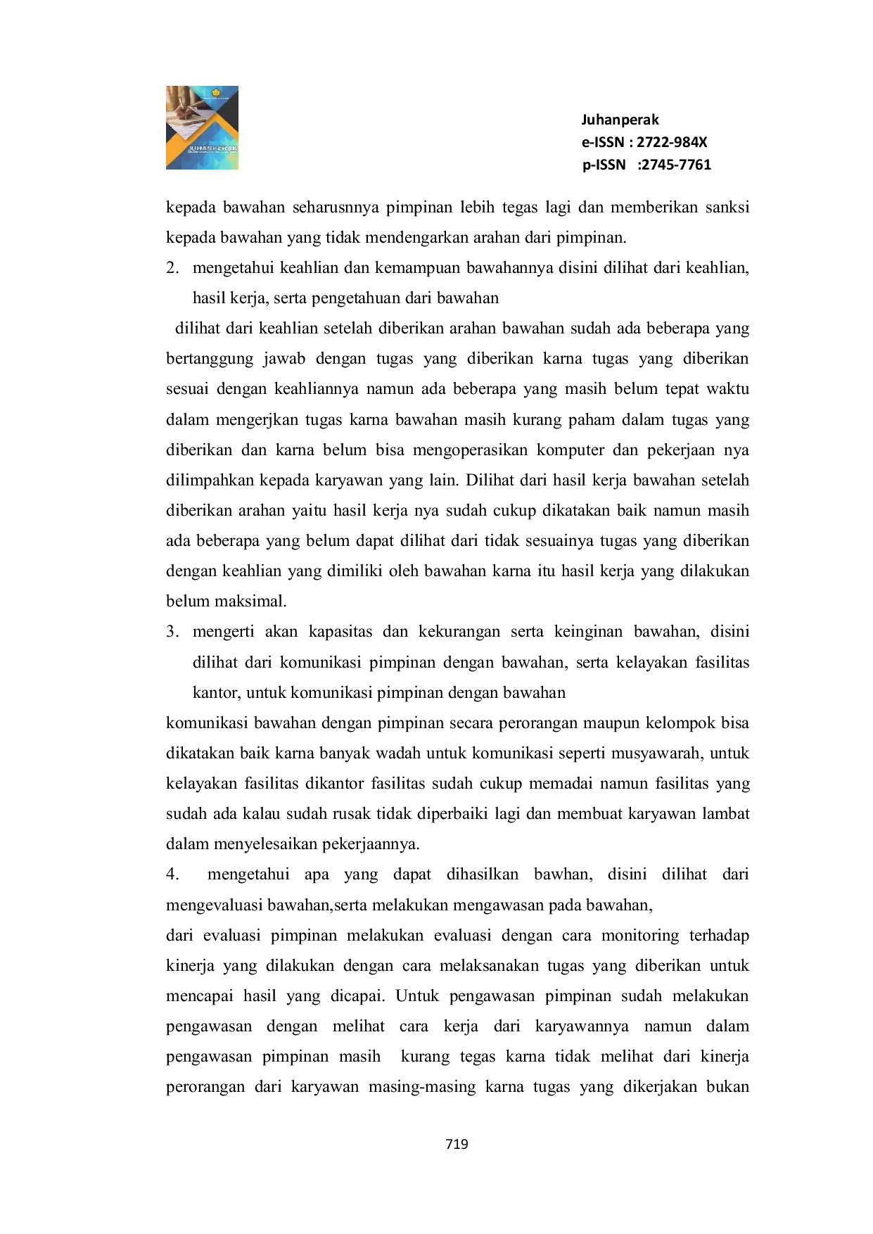 JURIS Efektivitas Fungsi Directing Di Kantor Camat Kuantan Hilir Seberang Kabupaten Kuantan Singingi