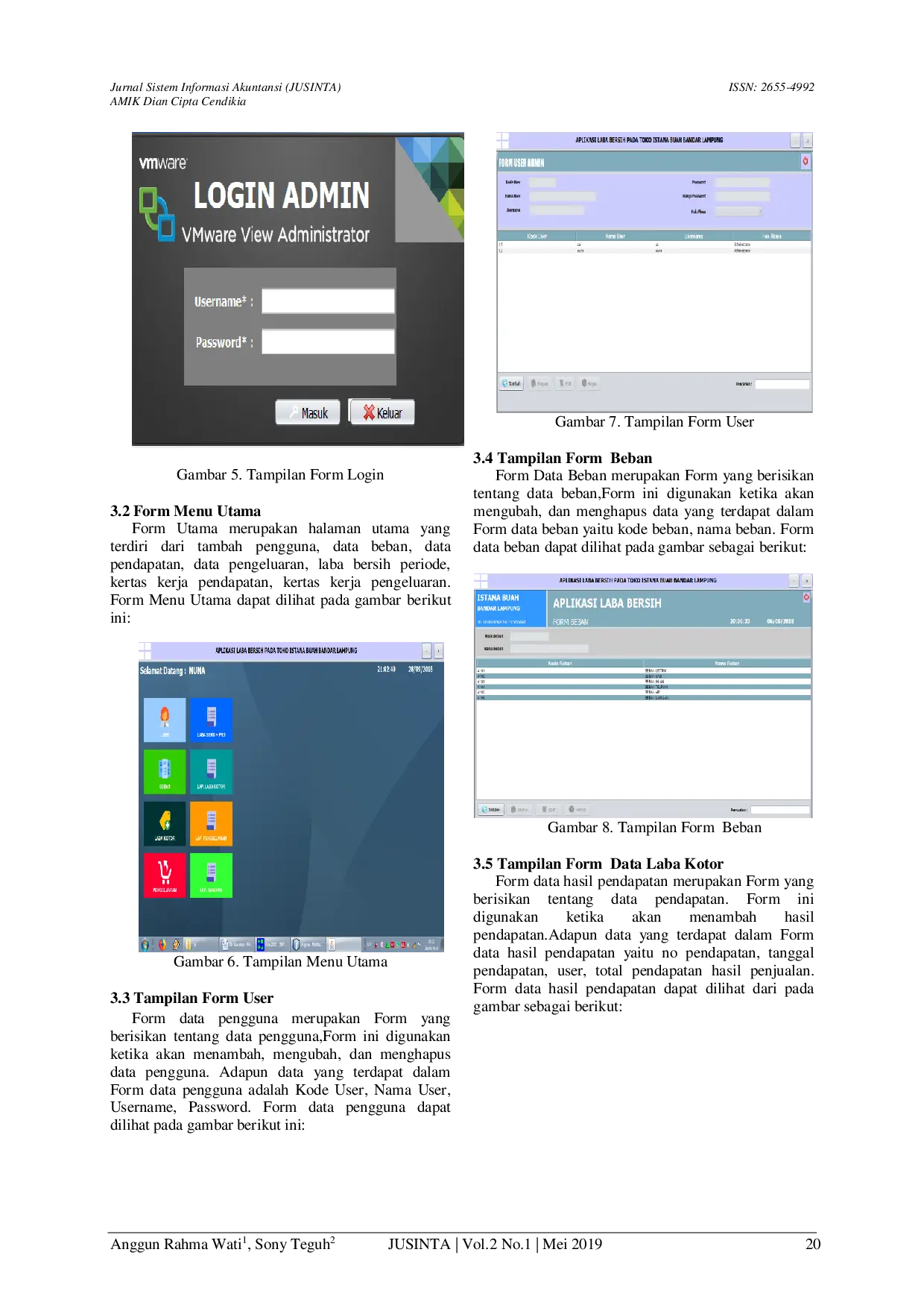 JURIS Sistem Informasi Akuntansi Laba Bersih Atas Penjualan Studi Kasus Toko Istana Buah Bandar Lampung