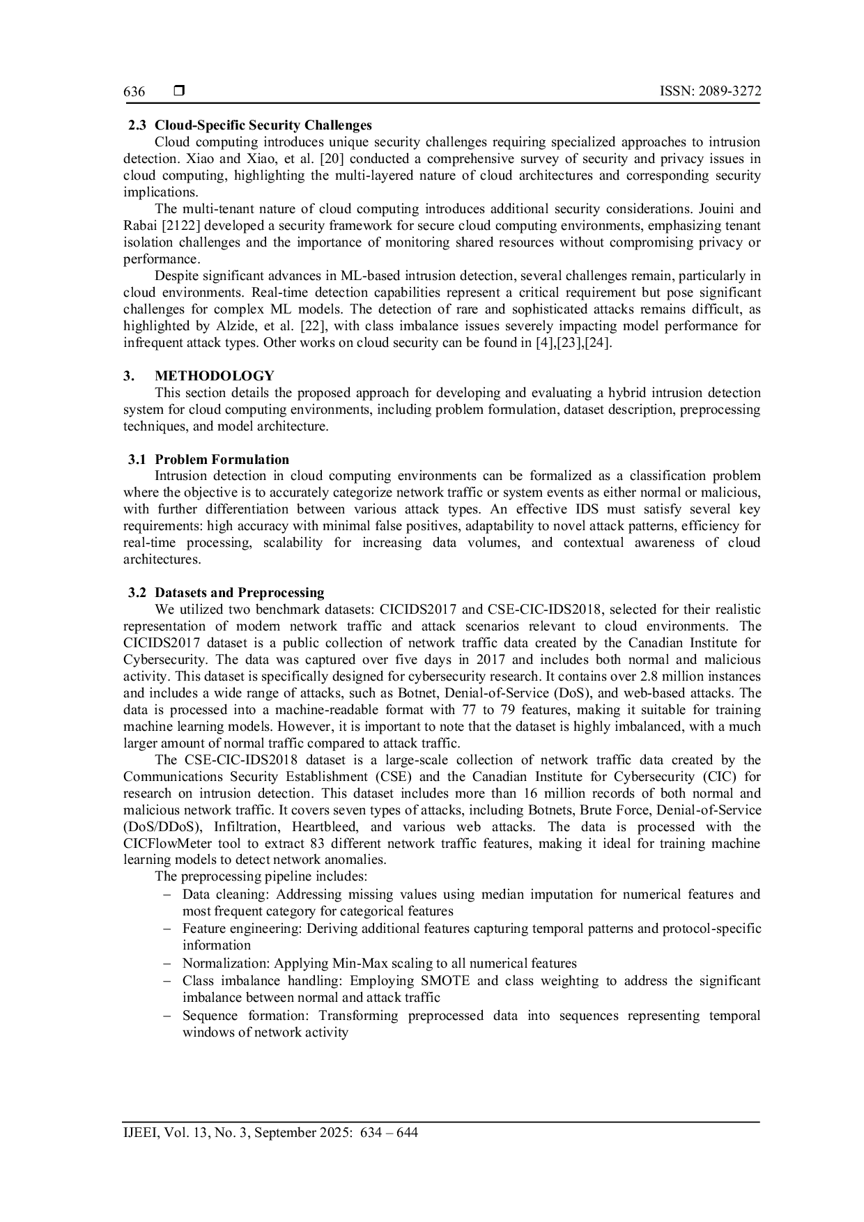 JURIS Enhancing Intrusion Detection Systems in Cloud Computing Environments A Hybrid Machine Learning Approach