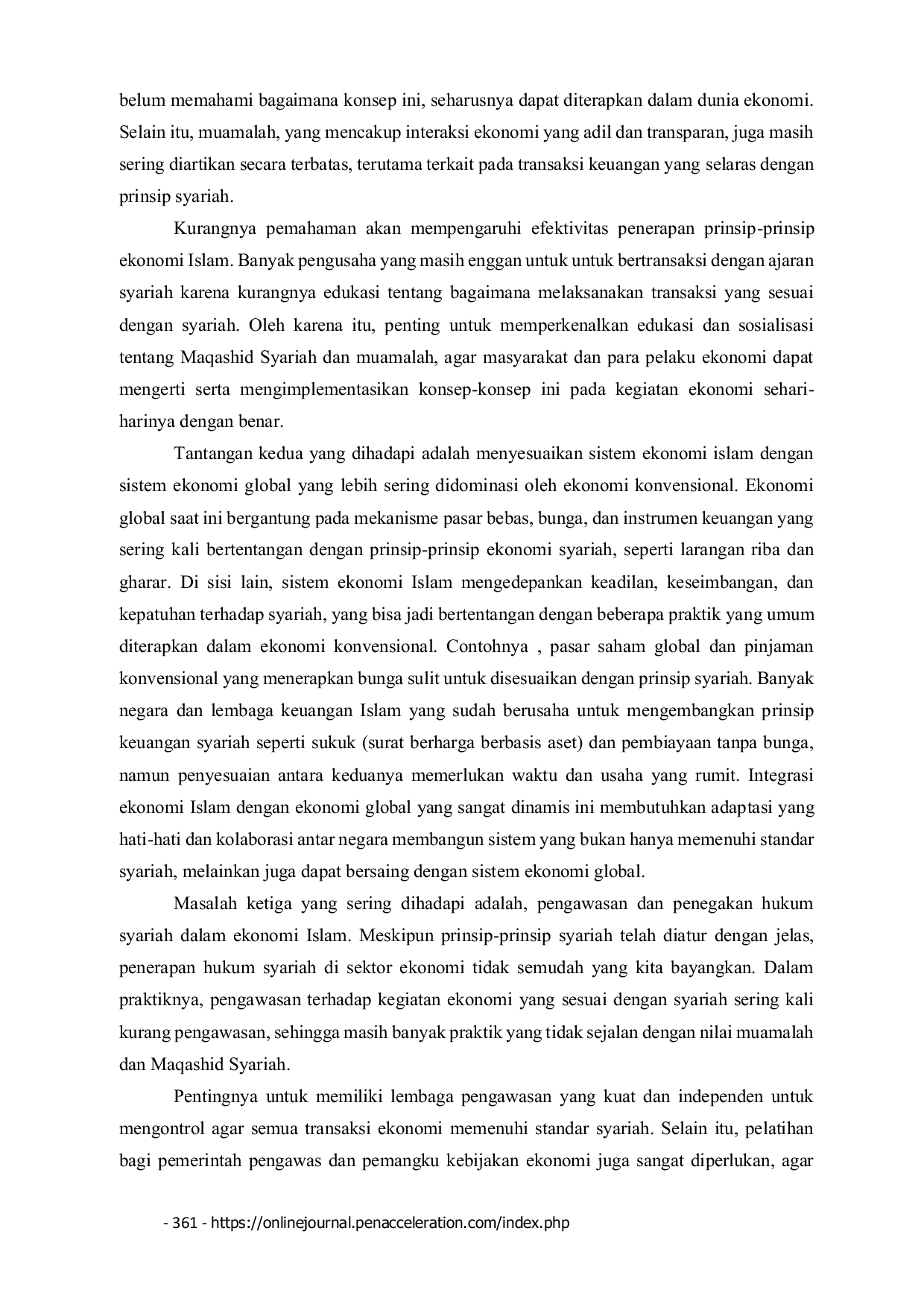 JURIS Integrasi Maqashid Syariah dan Muamalah dalam Pengembangan Model Ekonomi Islam yang Inklusif