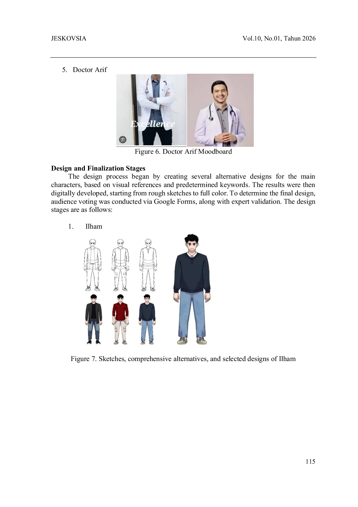 JURIS Character Design Development for the Anti Kidney Failure Web Comic