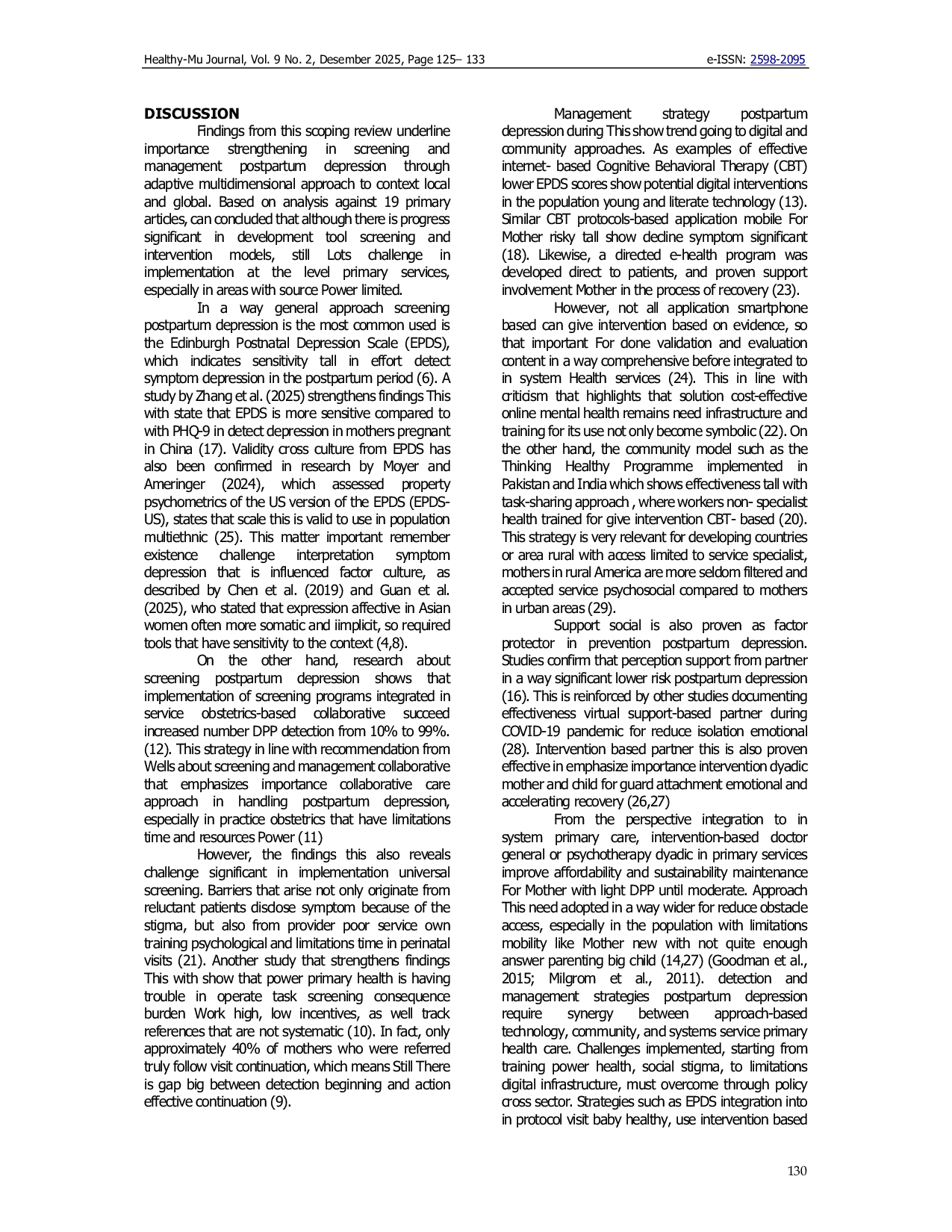 JURIS Current Perspectives Postpartum Depression Screening and Management Strategies