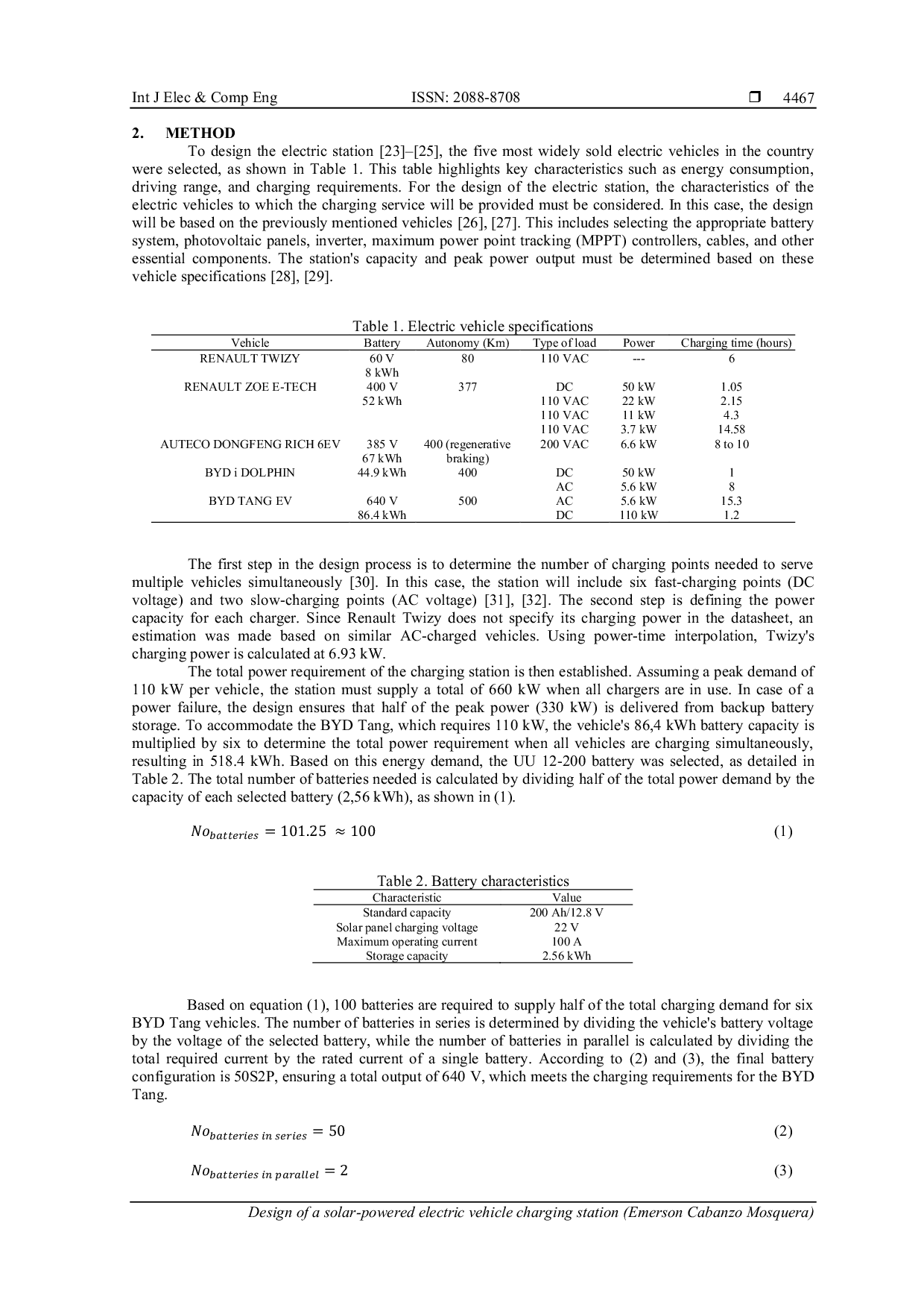 JURIS Design of a solar powered electric vehicle charging station