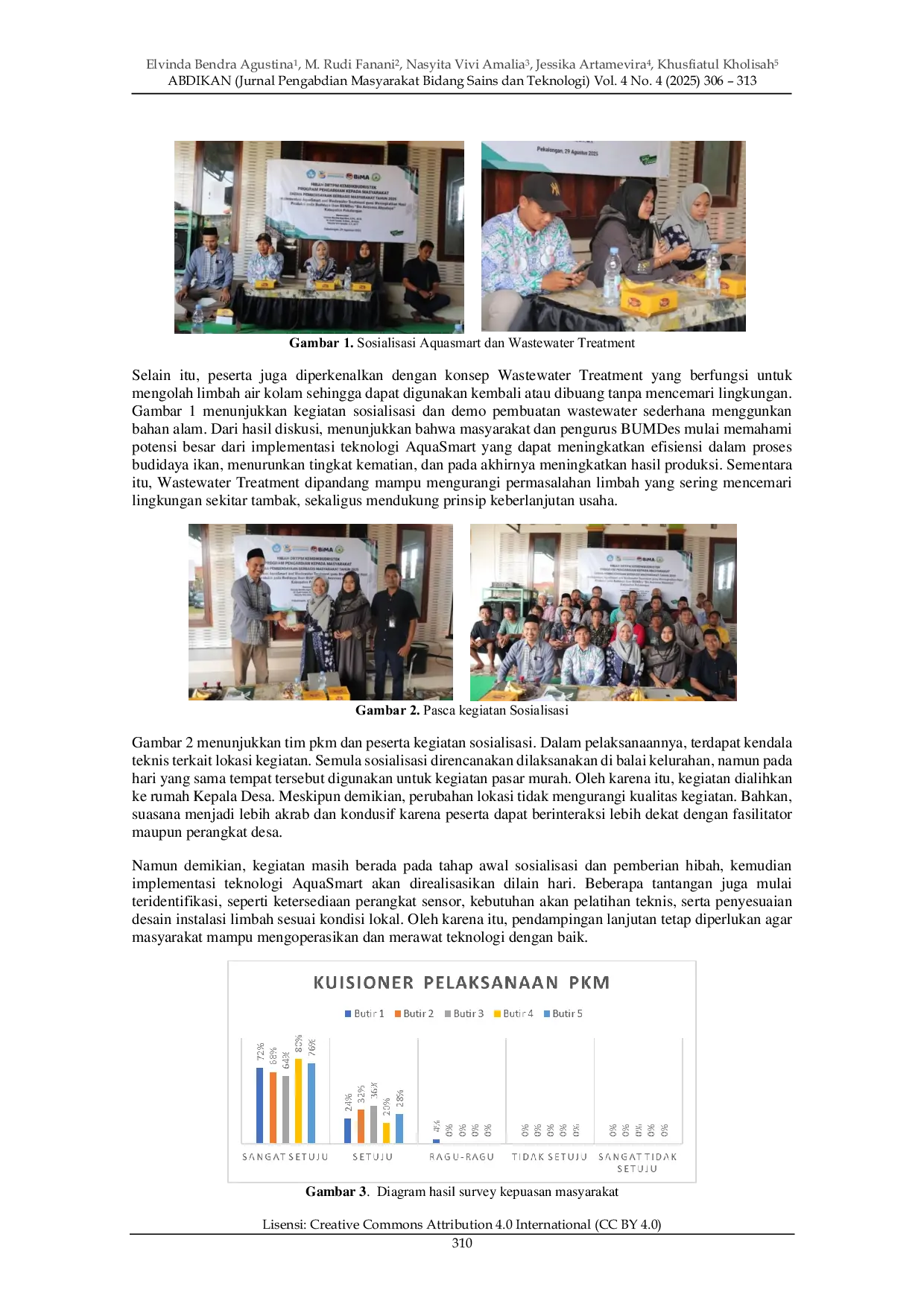 JURIS Implementasi Aquasmart And Wastewater Treatment Guna Meningkatkan Hasil Produksi pada Budidaya Ikan Bumdes Bio Avicenna Abyudaya Kabupaten Pekalongan