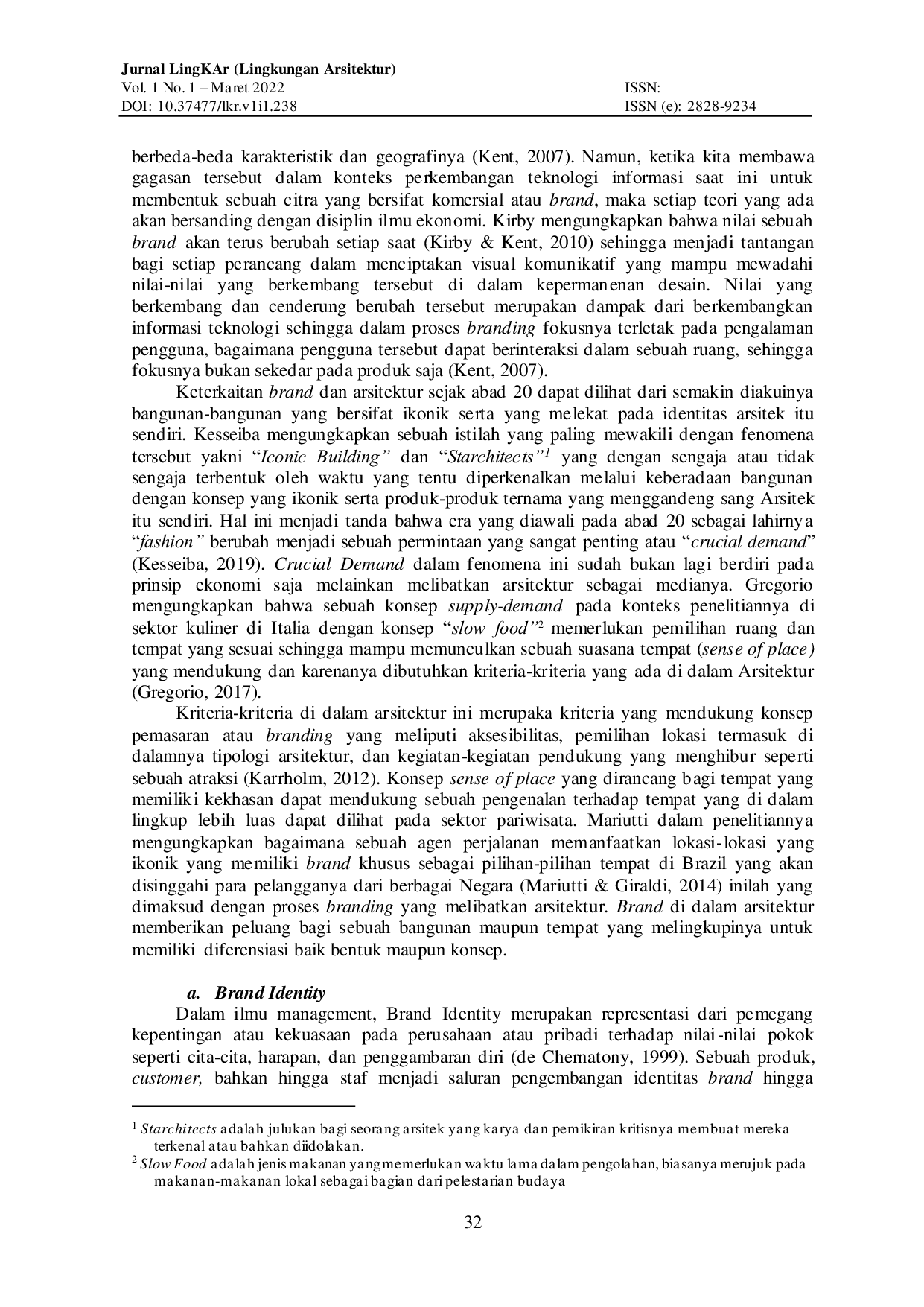 JURIS Brand dan Arsitektur Dalam Tuntutan Pasar Global KONTEKS BANGUNAN KOMERSIAL