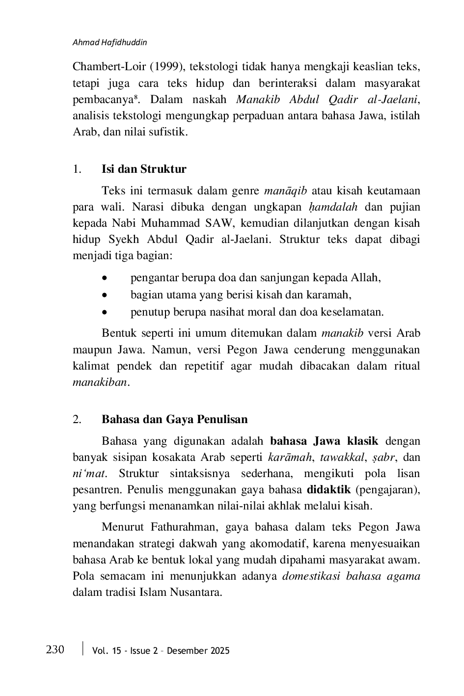 JURIS Rekonstruksi Teks dan Identifikasi Naskah