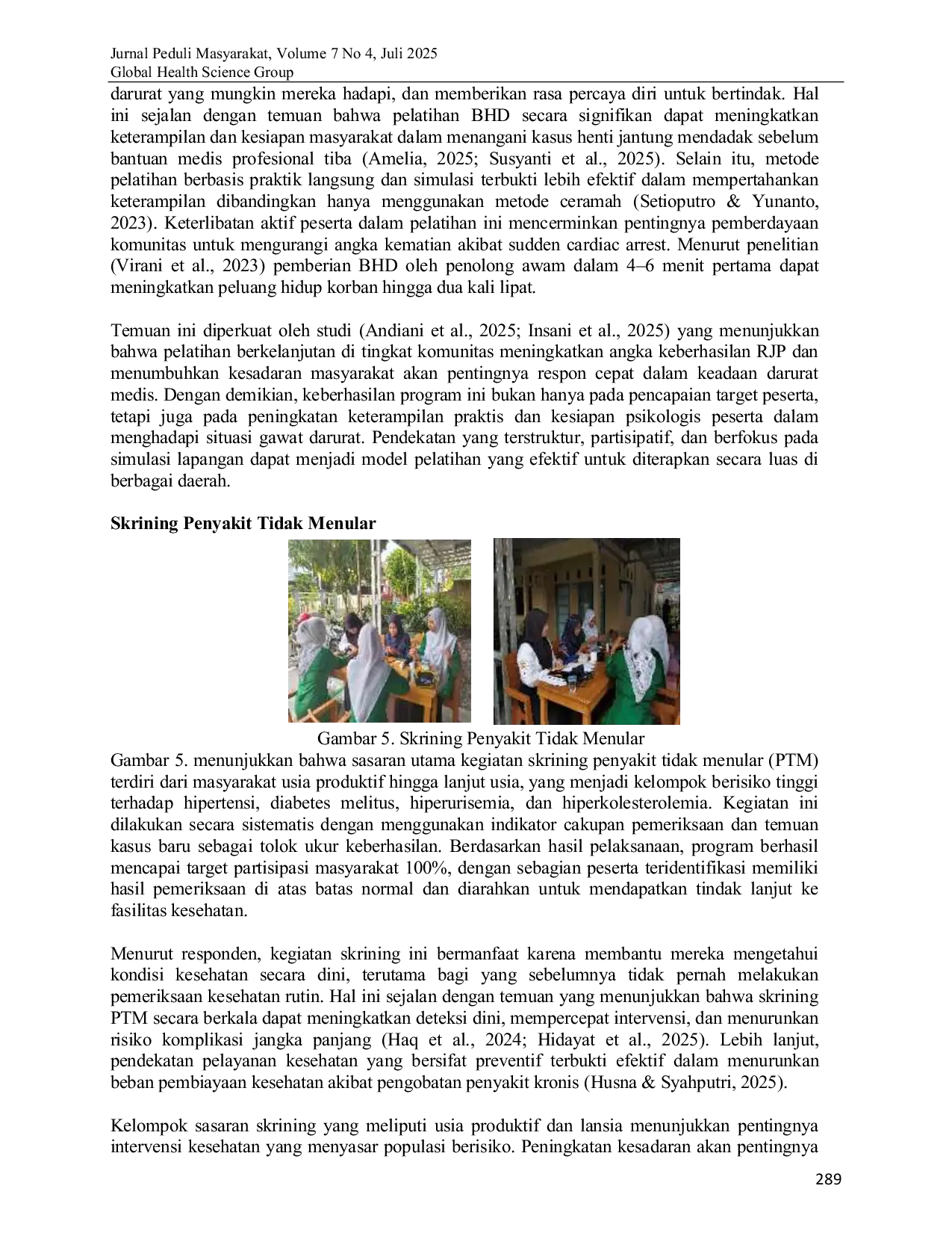 JURIS Pemberdayaan Posyandu Lansia Terintegrasi Bank Sampah yang Berkemanjuan Mandiri dan Bernilai Ekonomis pada Masyarakat