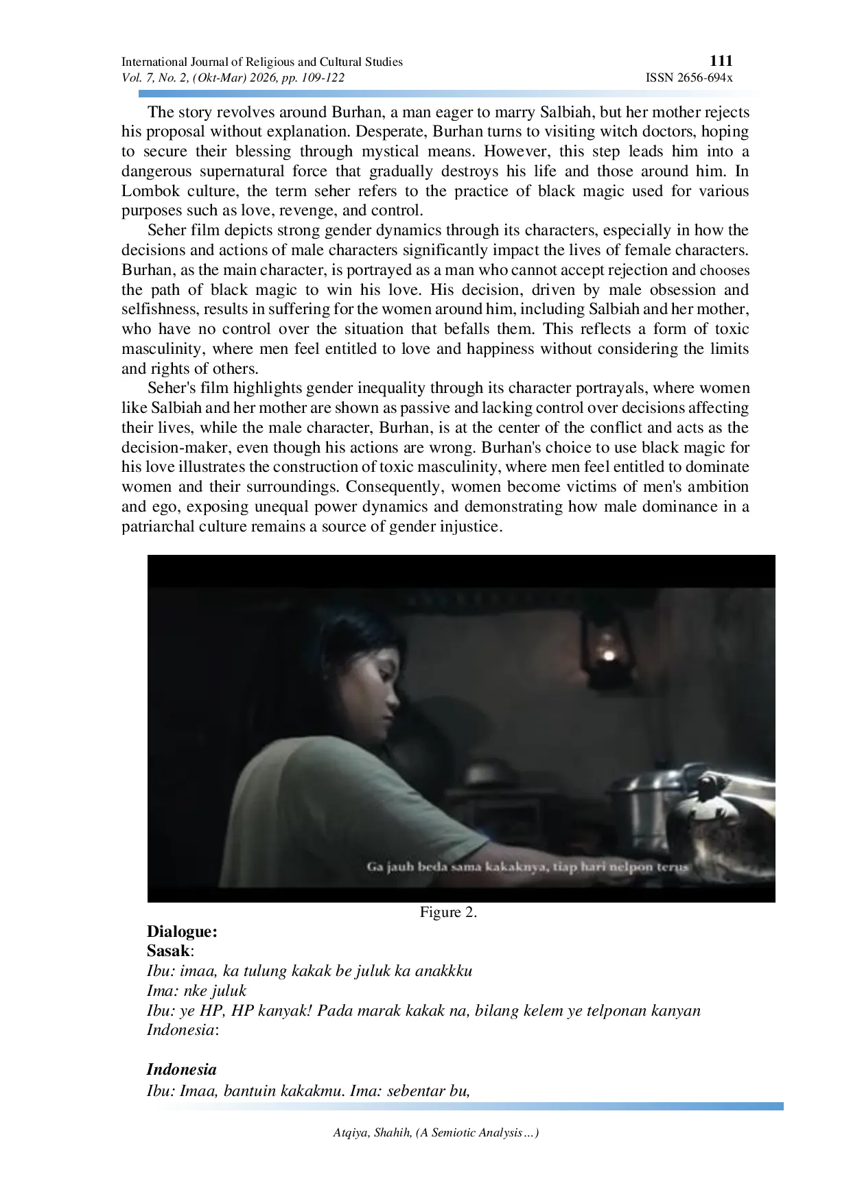 JURIS A Semiotic Analysis on Gender Representation in Seher Film Does Women Muted In Sasak