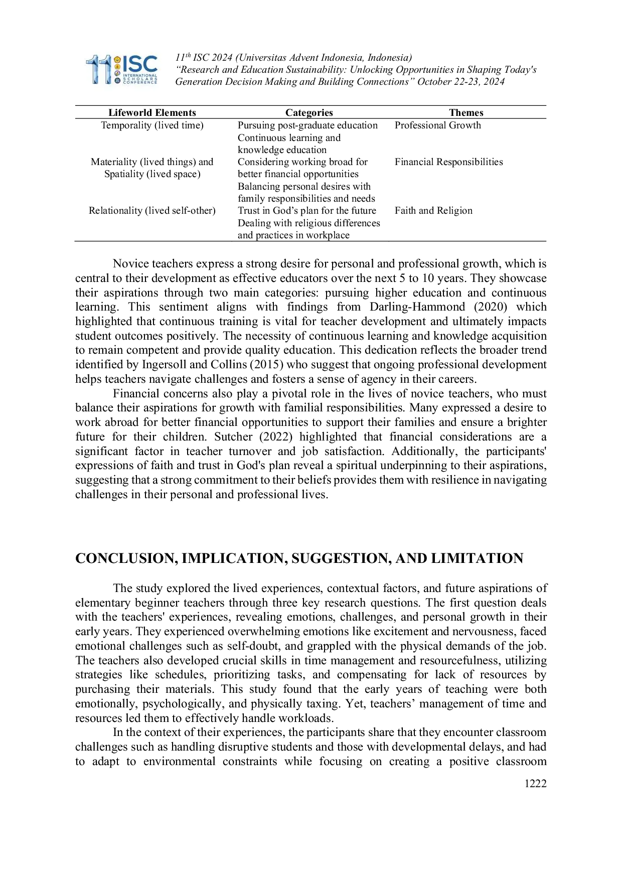 JURIS Stepping into the Classroom A Phenomenological Study of Elementary Beginner Teacher s Journey