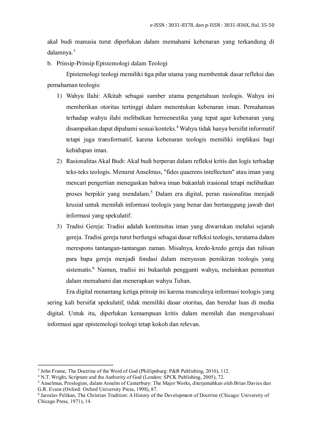 JURIS Filsafat Ilmu Teologi dalam Era Digital