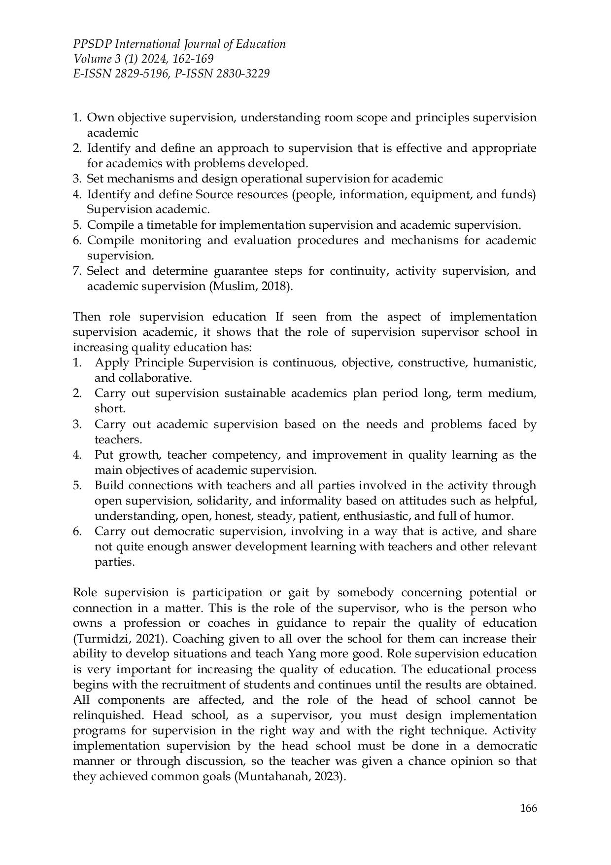 JURIS The Role of Supervision in Effort To Increase Quality of School Education