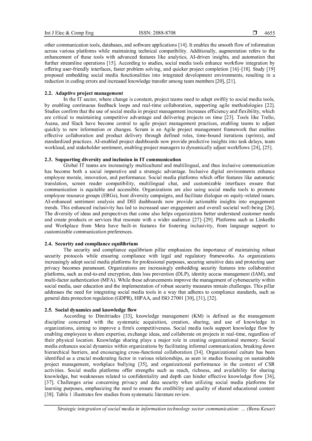 JURIS Strategic integration of social media in IT sector communication designing effective practices