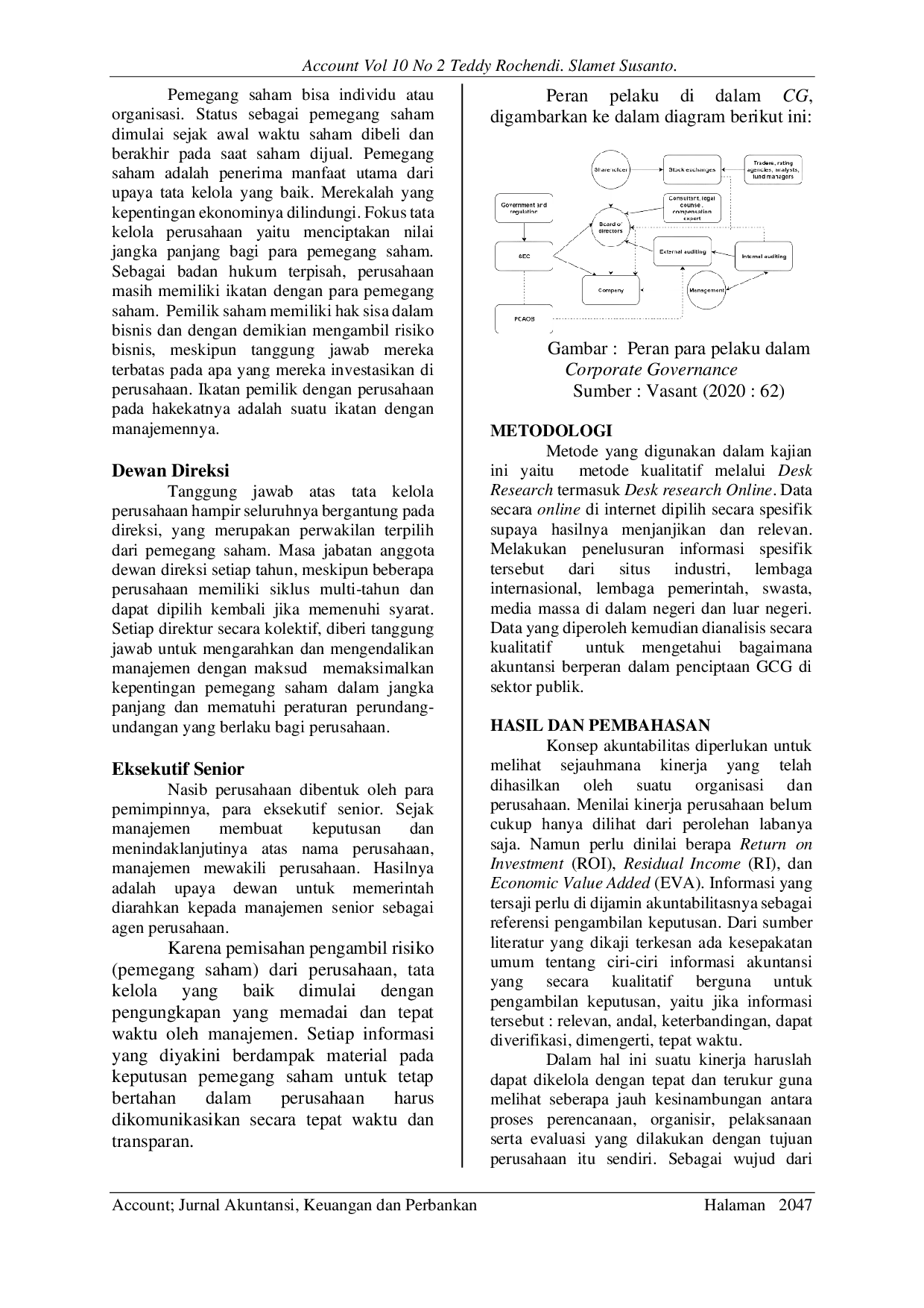 JURIS Akuntabilitas Akuntansi Mendukung Good Corporate Governance Perusahaan Terbuka