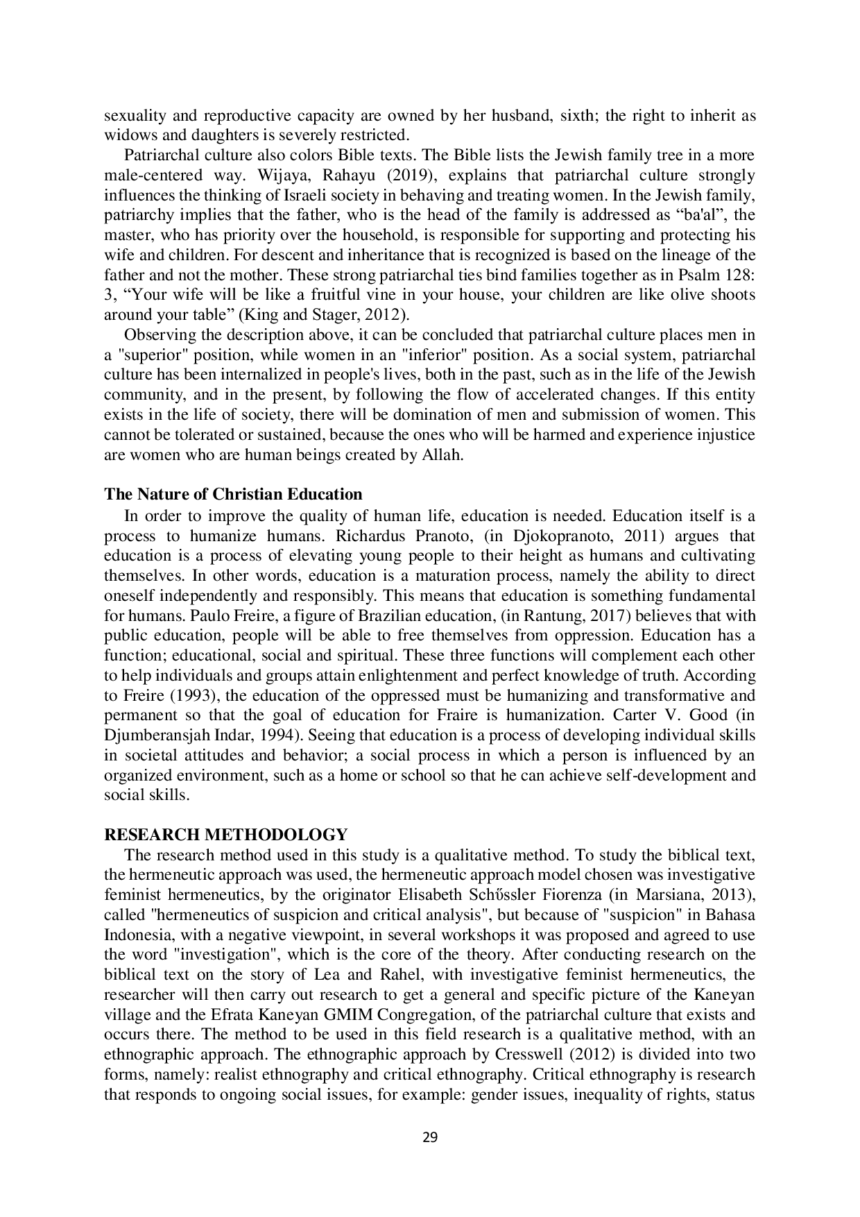 JURIS Reinterpretasi Cerita Lea dan Rahel dan Kontribusinya terhadap Pendidikan Kristen Transformatif