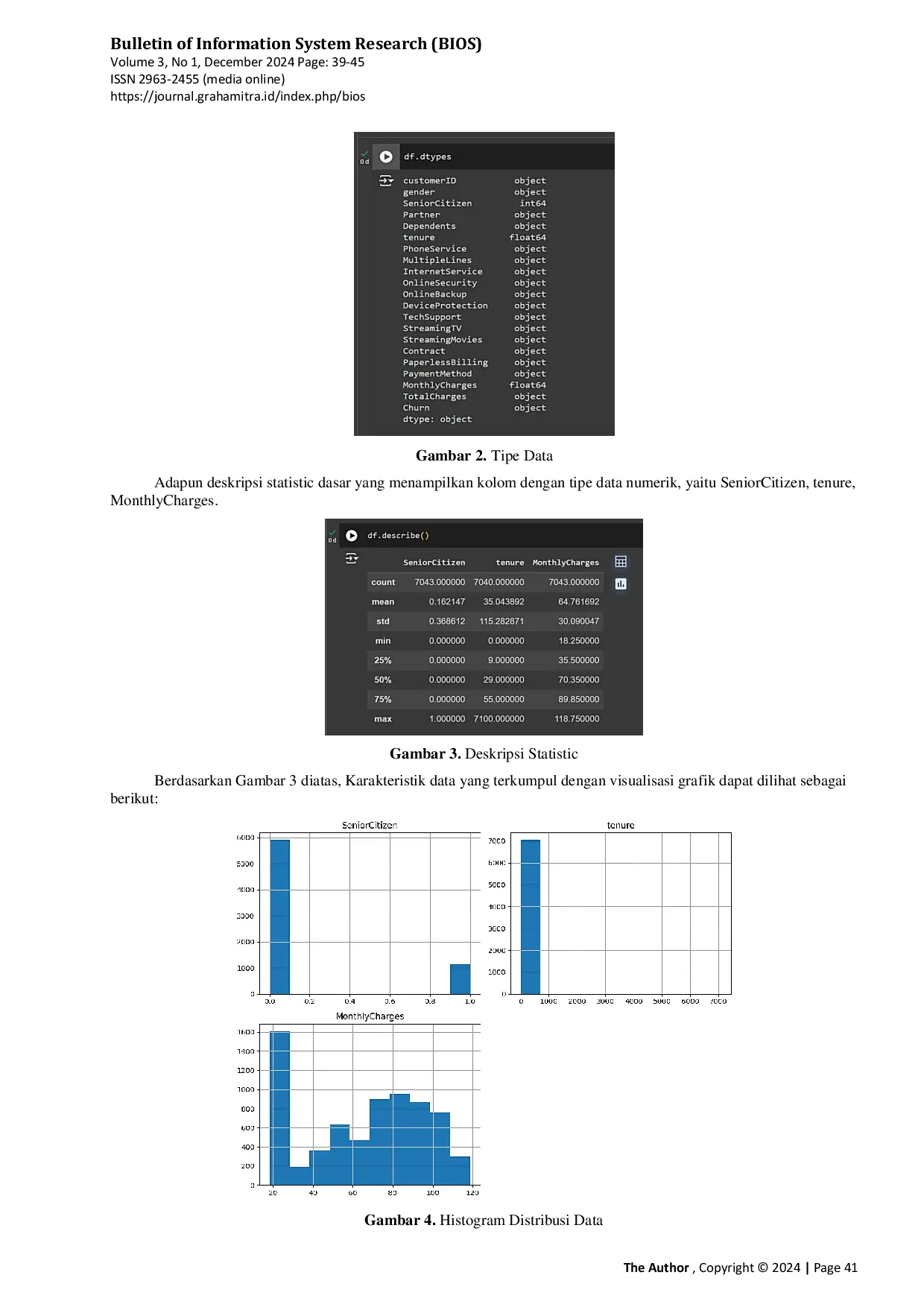 JURIS Komparasi Metode Decision Tree dan K Nearest Neighbor KNN dalam Memprediksi Costumer Churn Pada Perusahaan Telekomunikasi