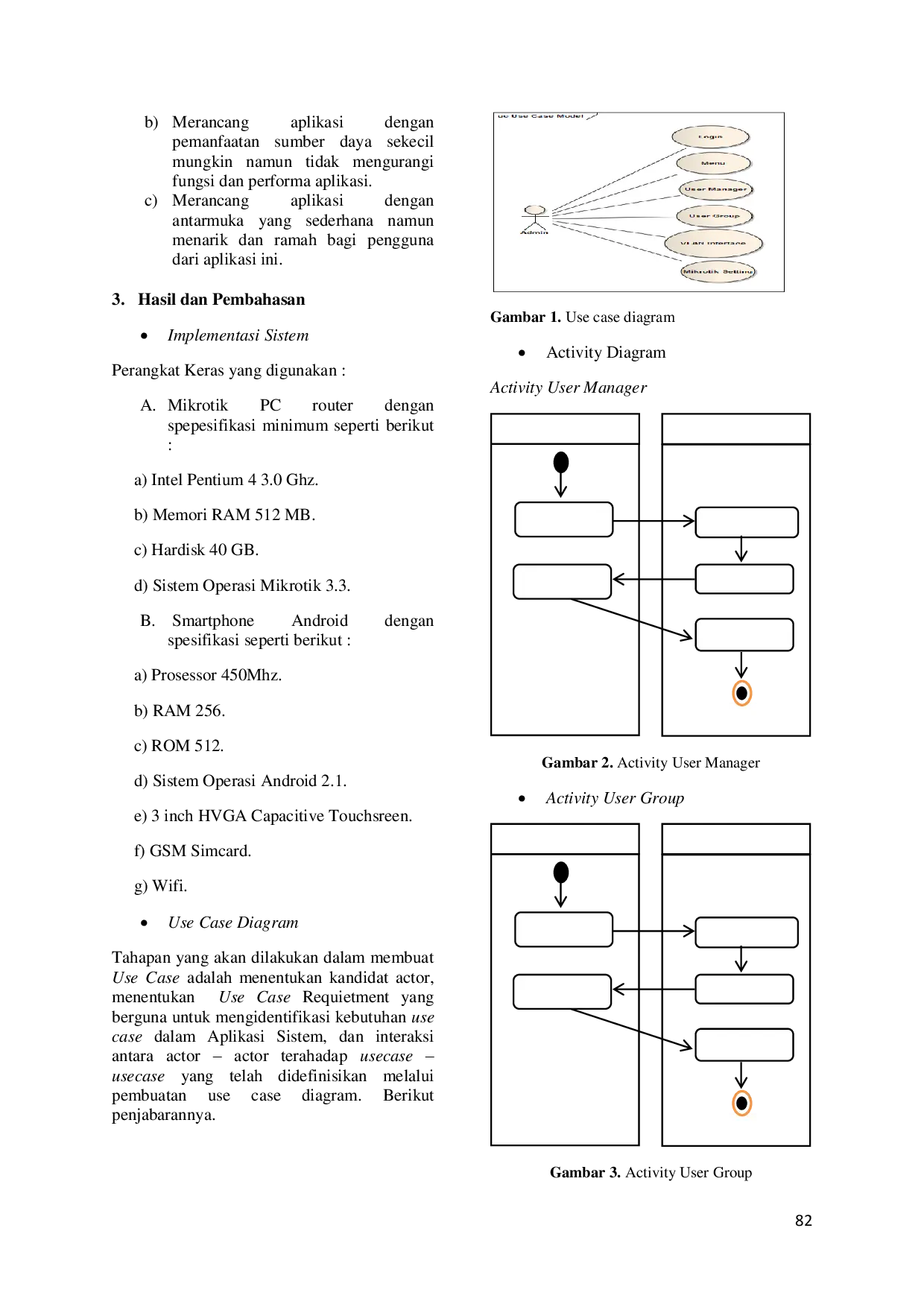 JURIS Rancang Bangun User Manager Pada Mikrotik Berbasis Android untuk Mempermudah Admin di Politeknik Harapan Bersama Tegal