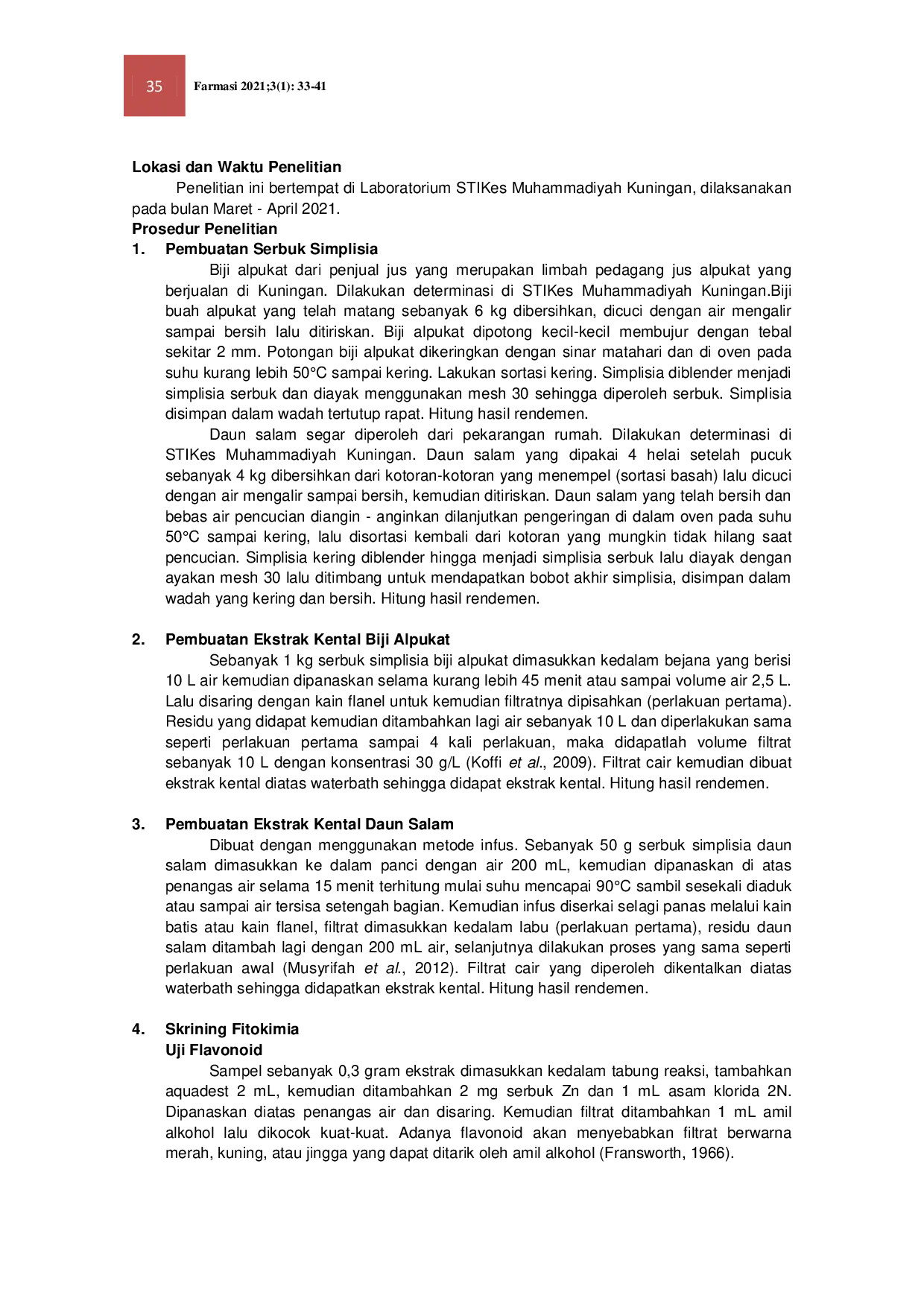 JURIS UJI STABILITAS HERBAL JELLY DRINK EKSTRAK BIJI ALPUKAT Persea americana Mill DAN DAUN SALAM Syzygium polyanthum Wight Walp