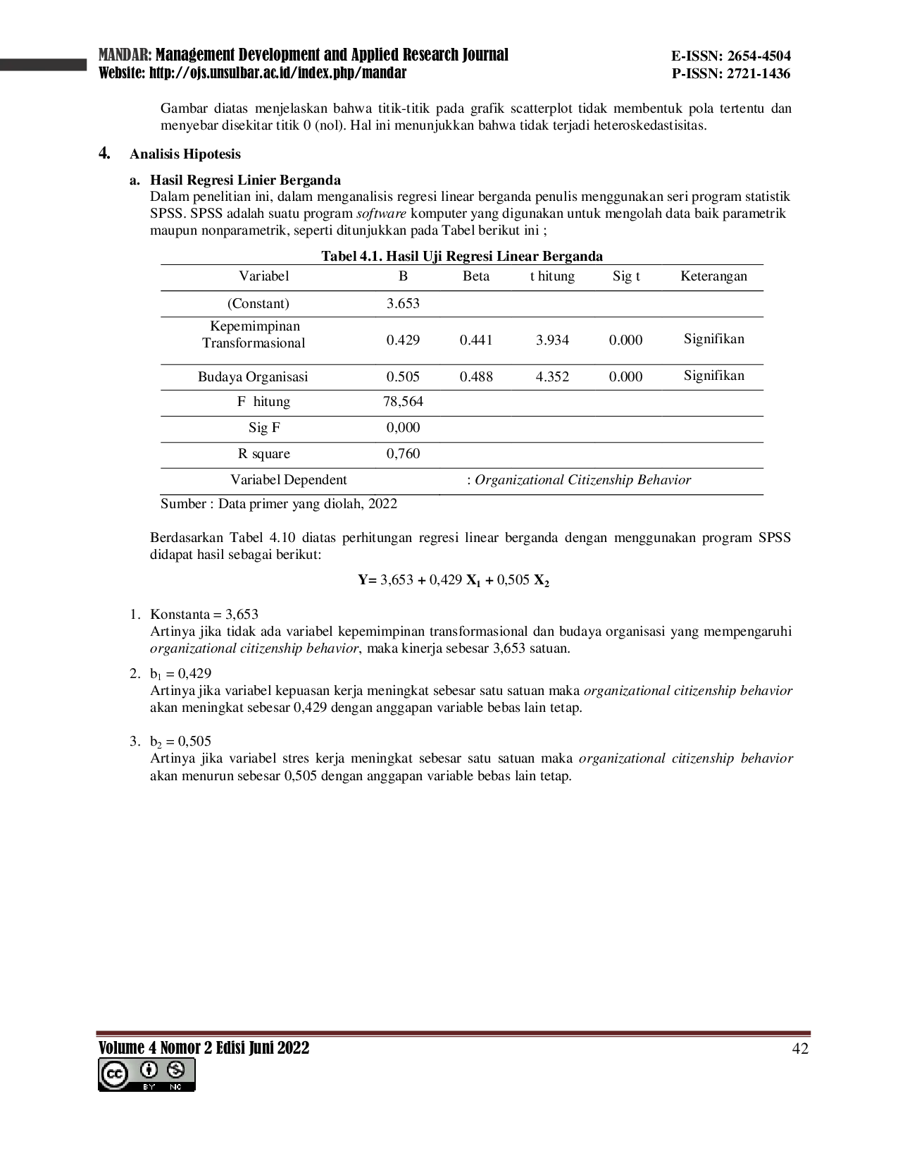 JURIS Pengaruh Kepemimpinan Transformasional Dan Budaya Organisasi Terhadap Organizational Citizenship Behavior OCB