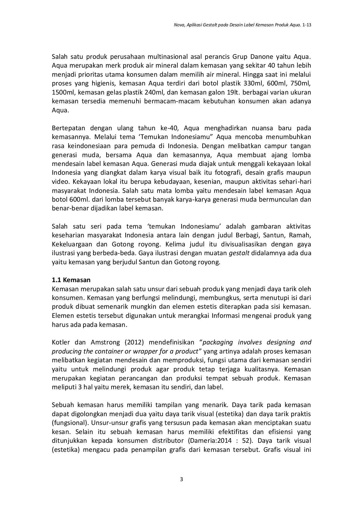 JURIS Aplikasi Gestalt pada Desain Label Kemasan Produk Aqua