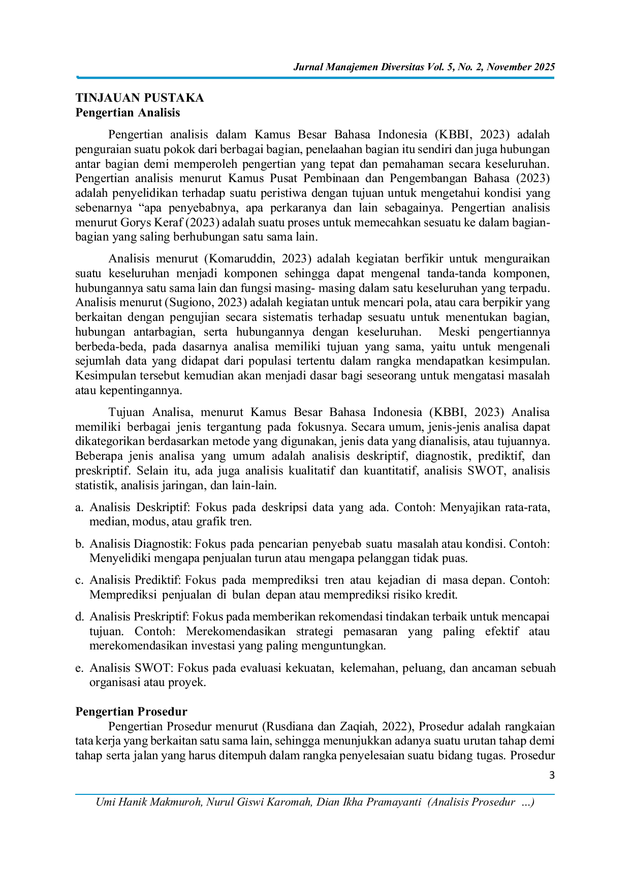 JURIS Analisis Prosedur Pelayanan Administrasi Jasa Perkapalan Studi Kasus Pada PT CLI Indonesia