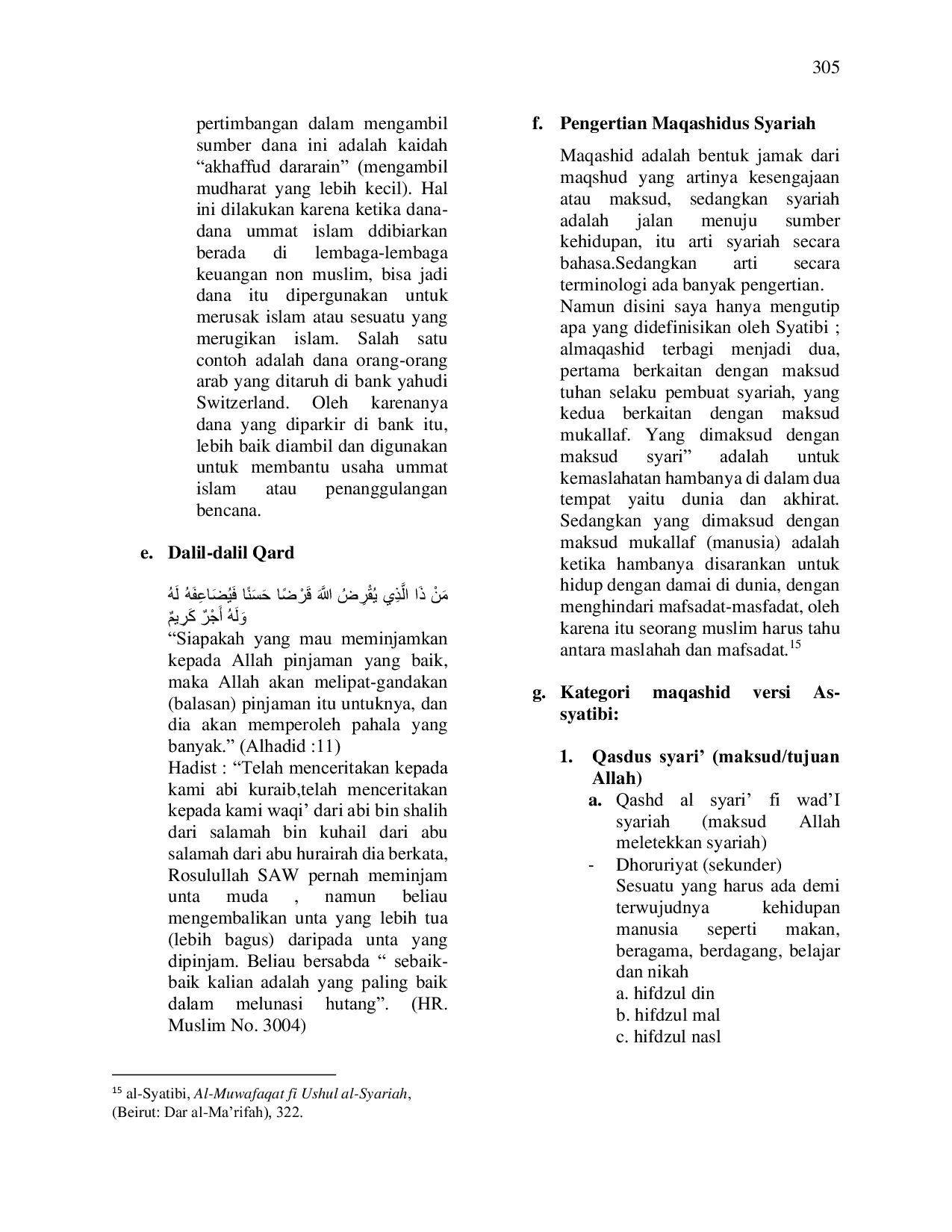 JURIS Akad Qardh Hasan Dalam Perspektif Maqashid Syariah