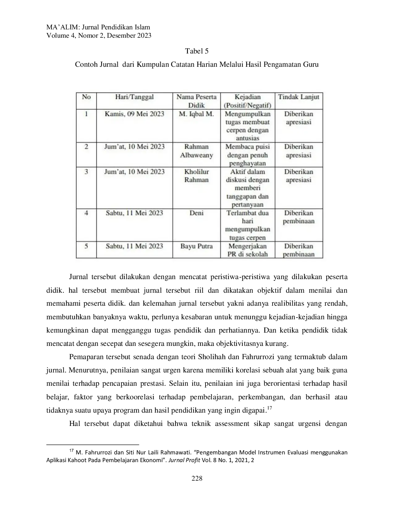 JURIS Spesifikasi Konsep Evaluasi pada Pengembangan Teknik Assesmen Kompetensi Sikap terhadap Pembelajaran PAI di SMP