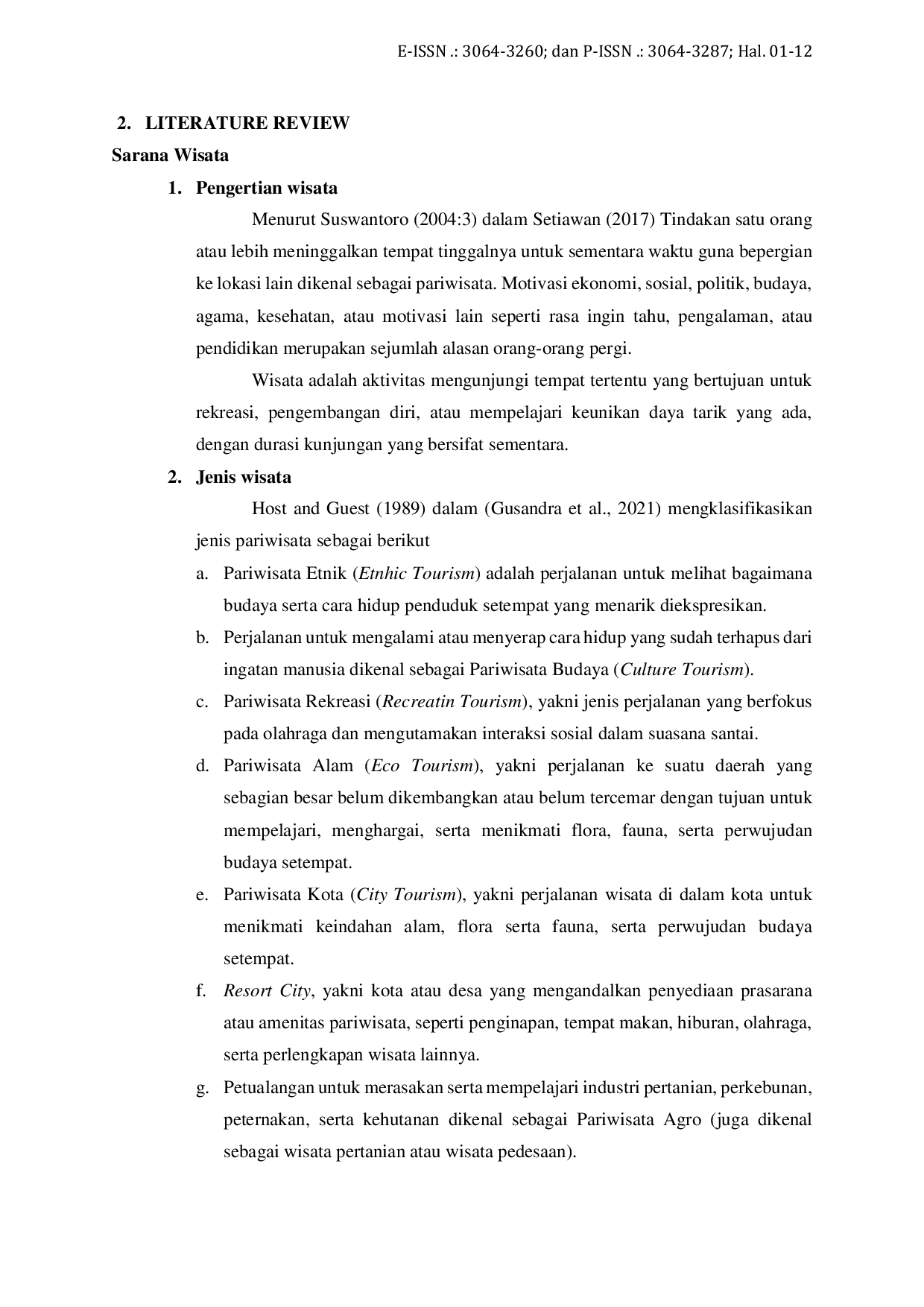 JURIS Tingkat Kepentingan dan Kinerja Sarana Wisata di Daya Tarik Wisata Batu Basurek di Kabupaten Tanah Datar