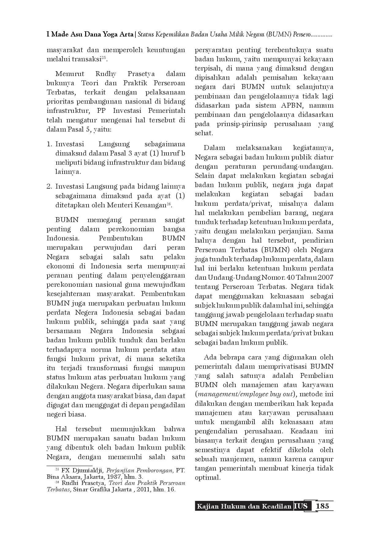 juris Status Kepemilikan Badan Usaha Milik Negara Bumn Persero Setelah Dikuasai Oleh Pihak Swasta
