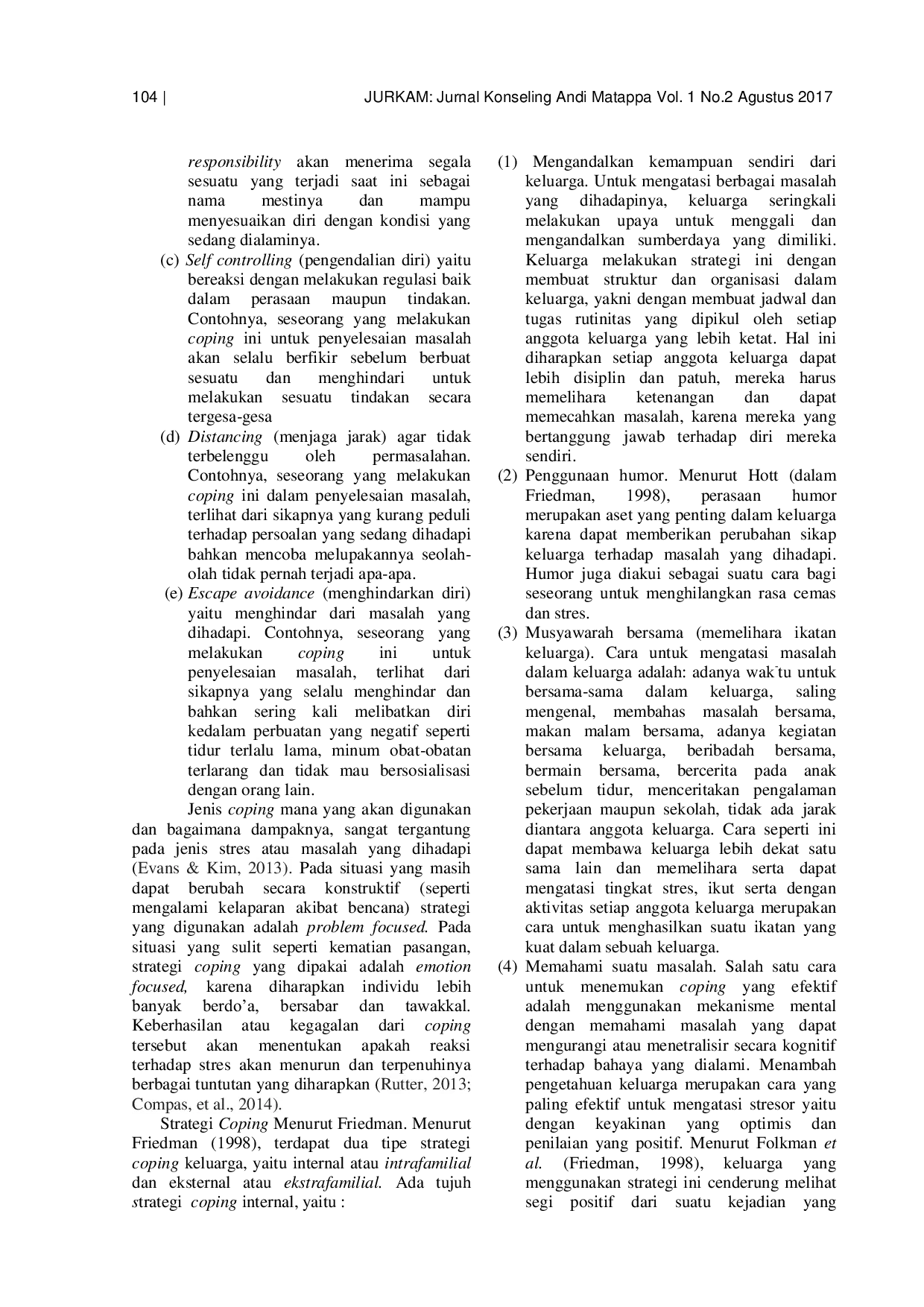 JURIS Strategi Coping Teori Dan Sumberdayanya