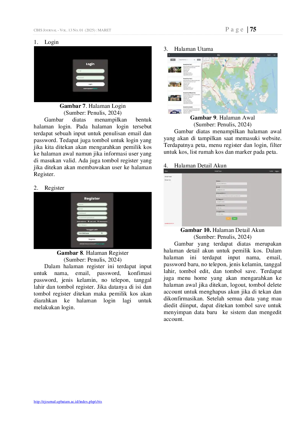 JURIS Design of a Geographic Information System for Web Based Mapping of Dorms in Batam City