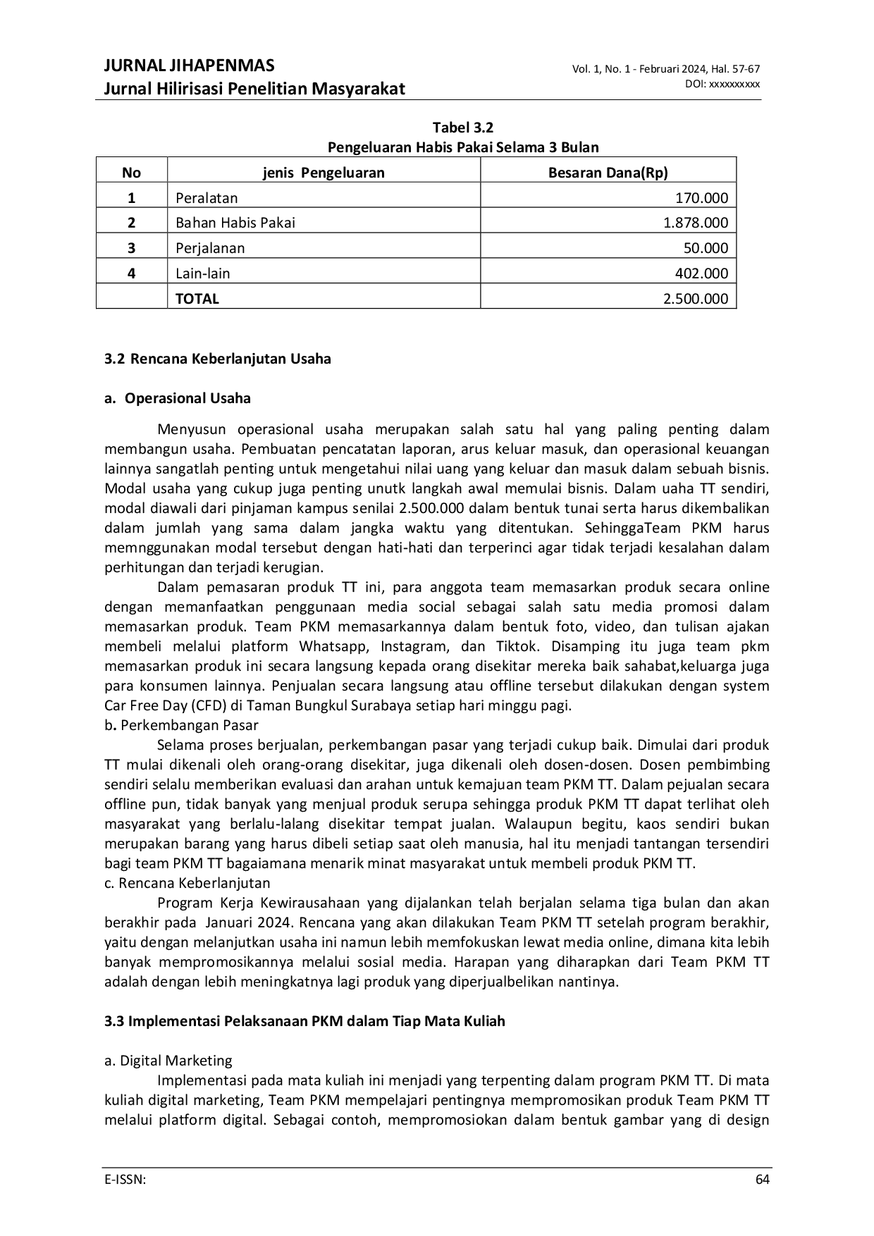 JURIS Pengembangan Wirausaha T Shirt Twenty Threads Dengan Memanfaatkan Teknologi Digital