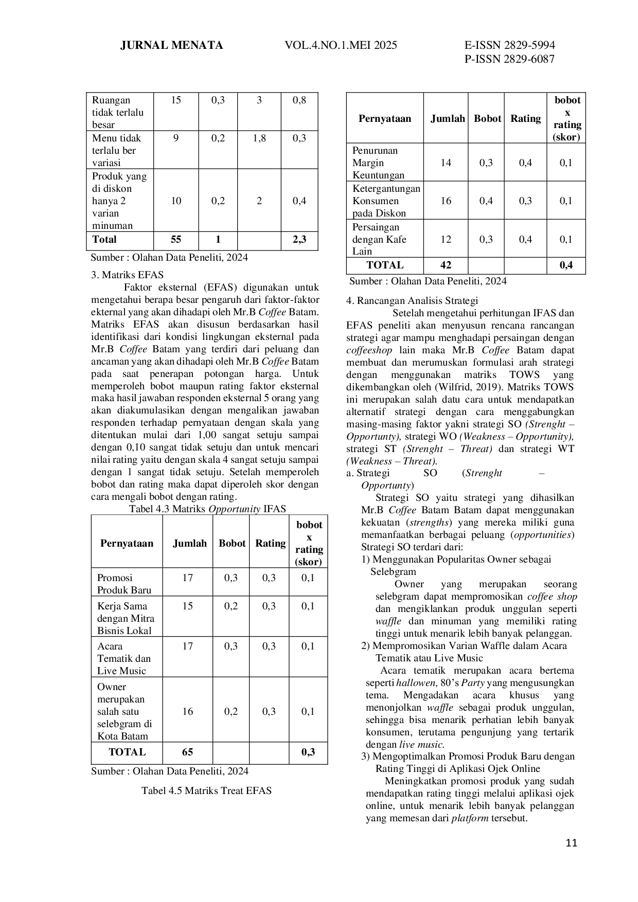 JURIS Analisis Penerapan Potongan Harga Diskon Terhadap Volume Penjualan di Mr B Coffee Batam