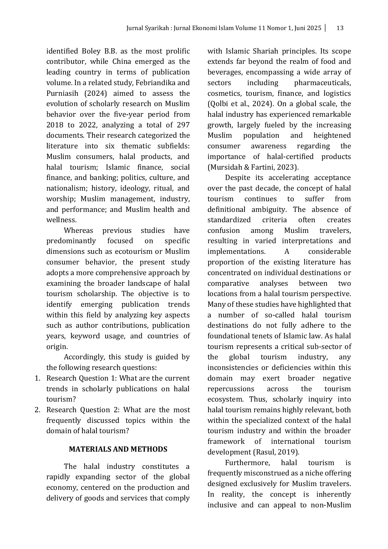 JURIS Halal Tourism Bibliometrics Approach