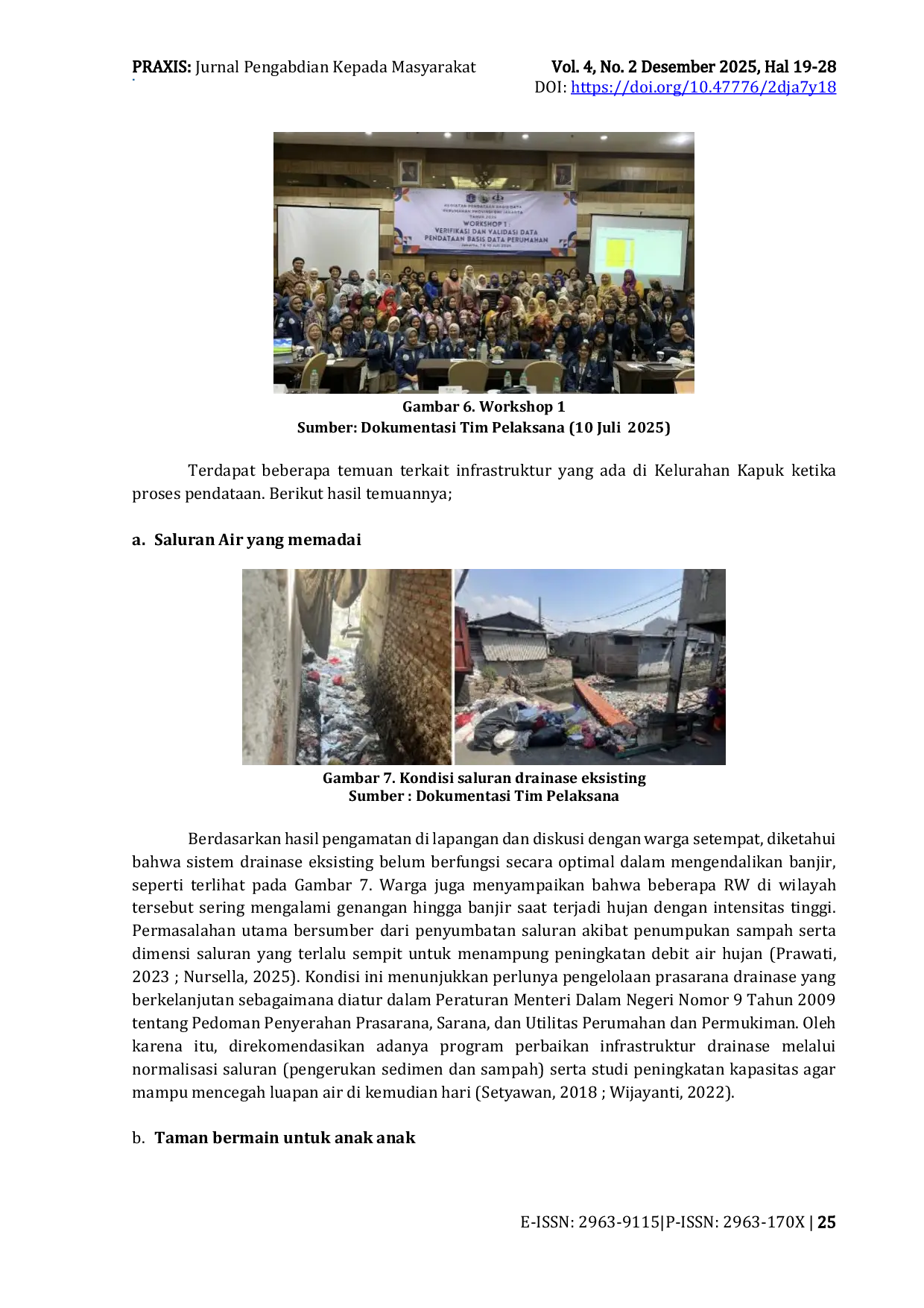 JURIS Pendataan Dan Pemetaan Spasial Rumah Tidak Layak Huni Sebagai Dasar Perencanaan Pembangunan Di Kelurahan Kapuk Jakarta Barat