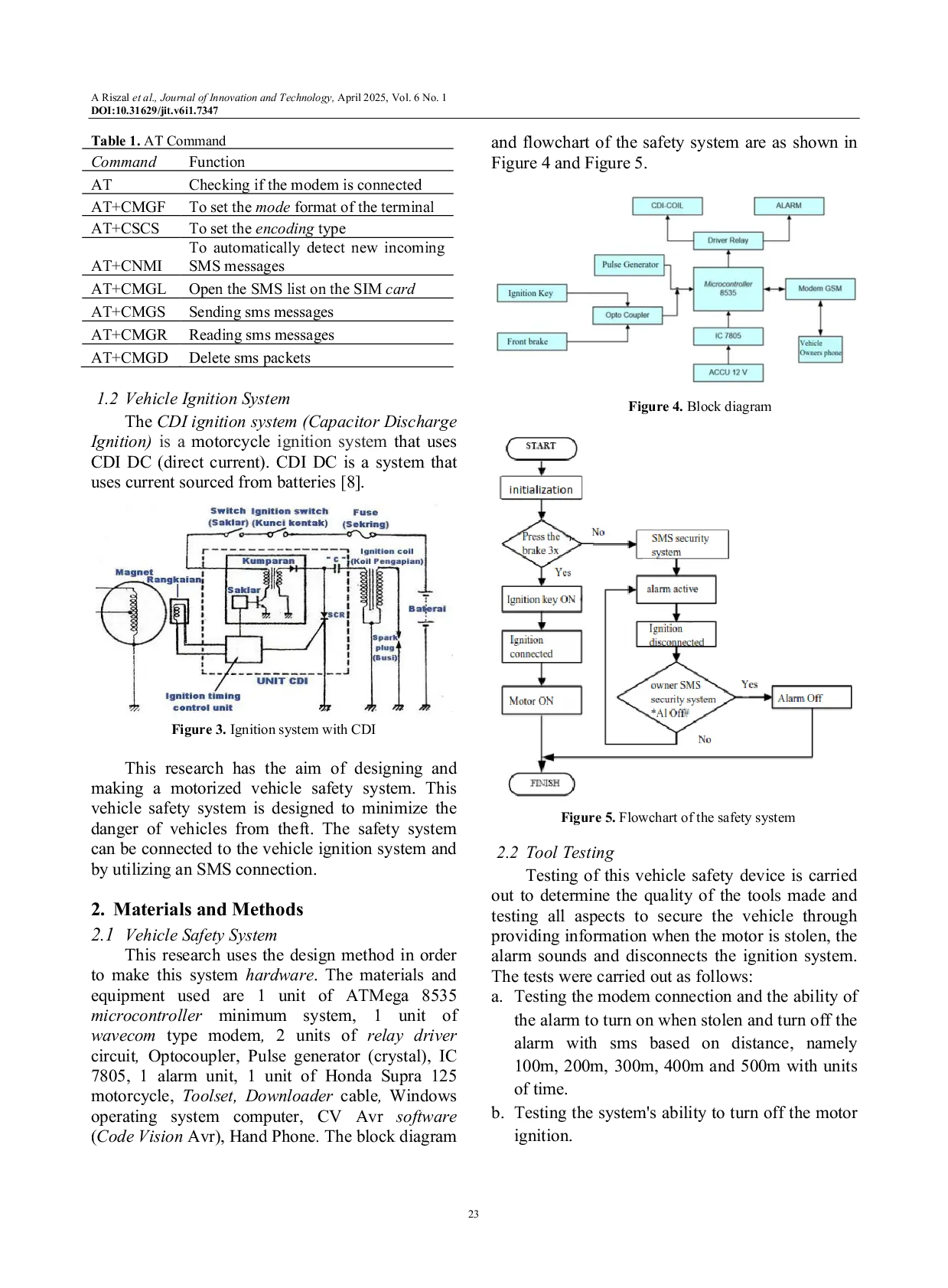 JURIS Vehicle Safety System Integrated with GSM Network Global System for Mobile Communications on Vehicle Ignition System