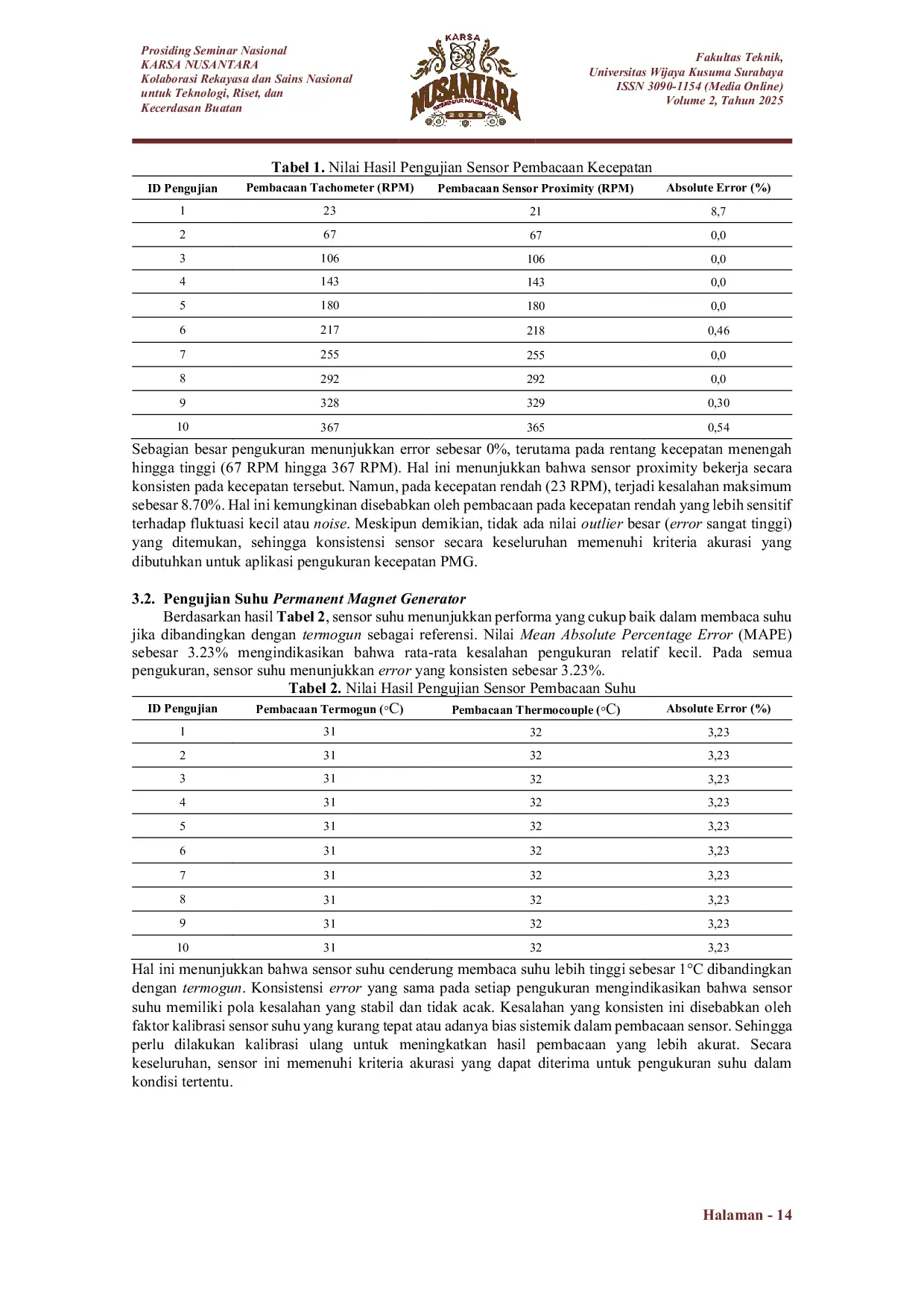 JURIS Pengembangan Sistem Pemantauan Generator pada Pembangkit Listrik Tenaga Hidrokinetik Bawah Air